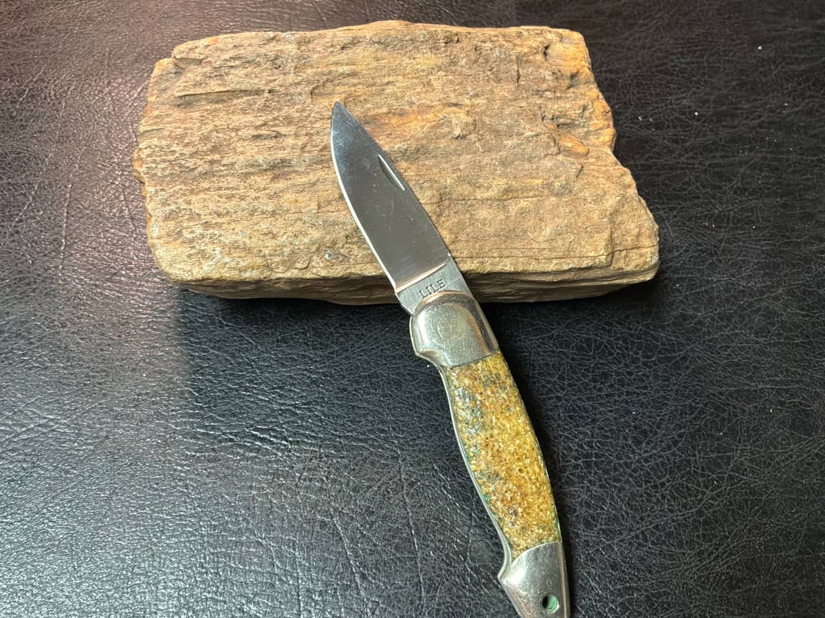 jimmy lile small slip joint with mammoths tooth