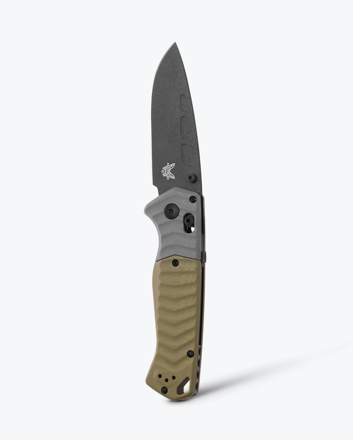 Benchmade 593BK PSK Gray & OD Green G10 MagnaCut