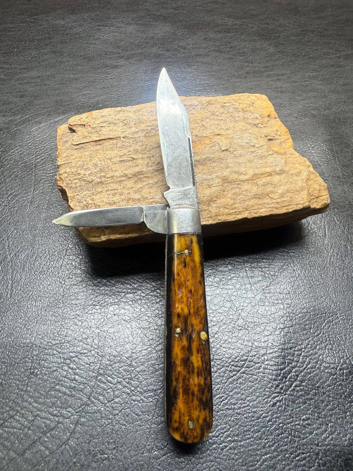 Antique Case & Sons Bradford PA 2-Blade Bone Jack Knife (c. 1905–1920)