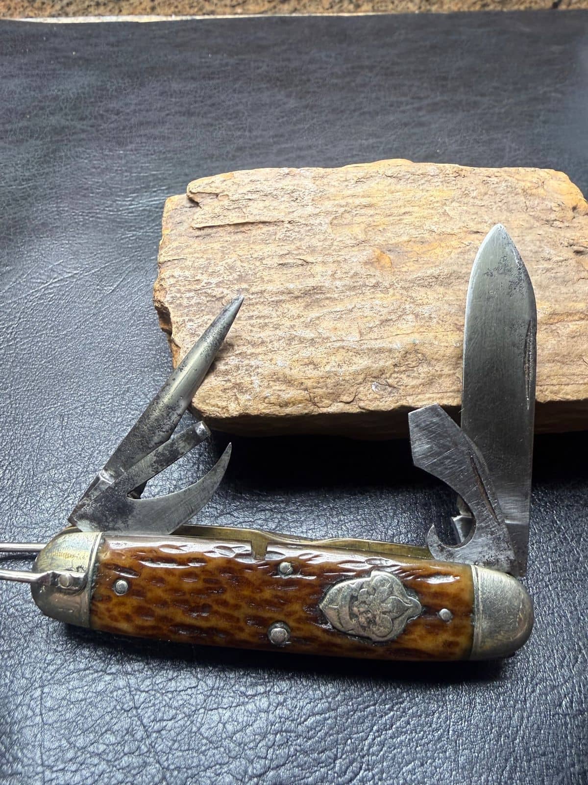 Official BSA Remington RS3333 Acorn Shield Scout Knife – Vintage Pre-Owned