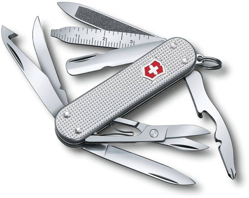 Victorinox MiniChamp Alox Swiss Army Knife – Silver