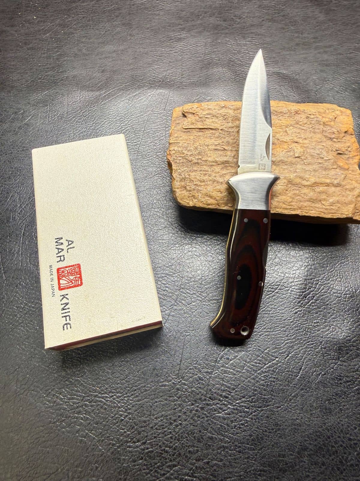 Vintage Al Mar SERE I 3001-A, Seki Japan, Micarta, With Box & Sheath