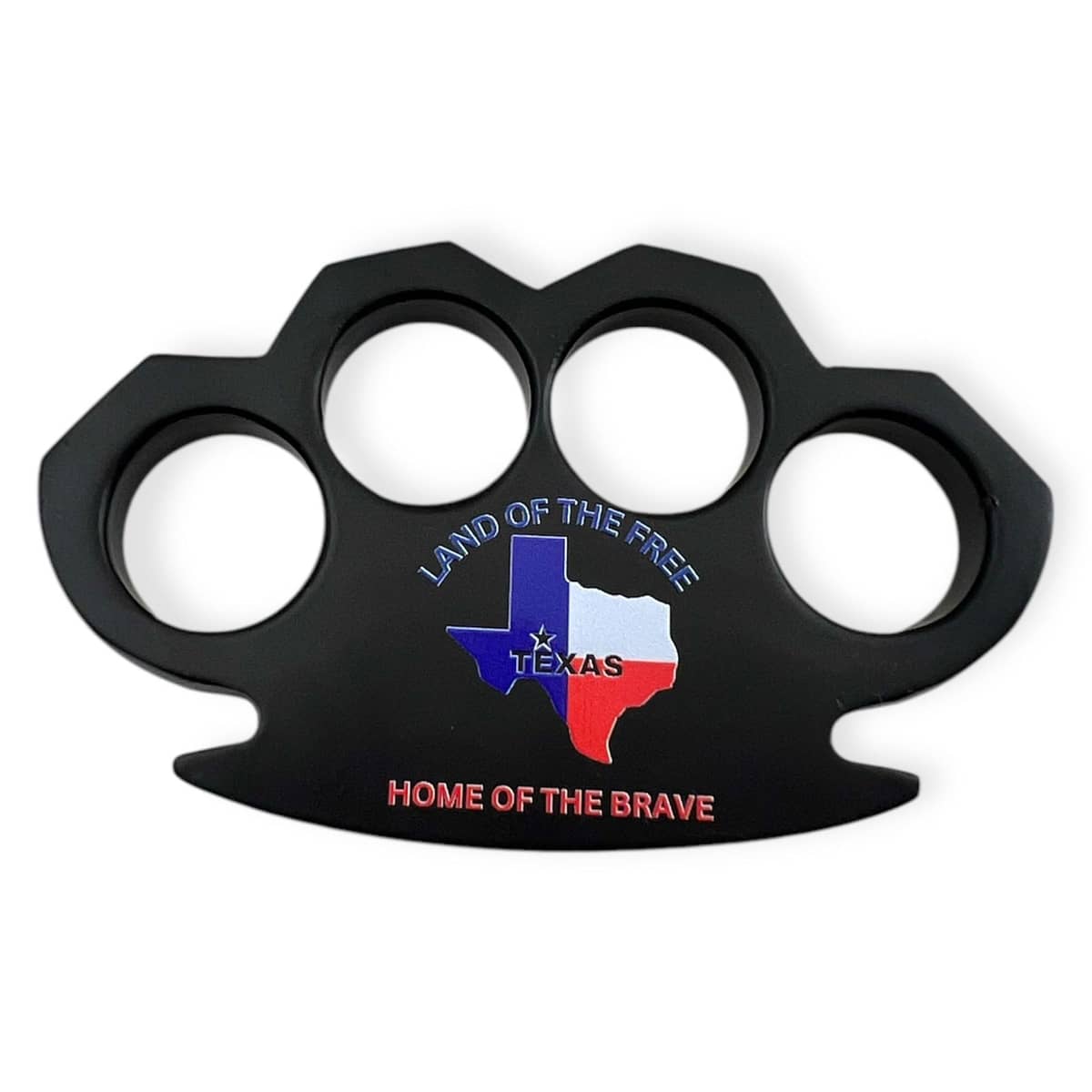 Texas "Home of the Brave" Steampunk Black Knuckle Paperweight