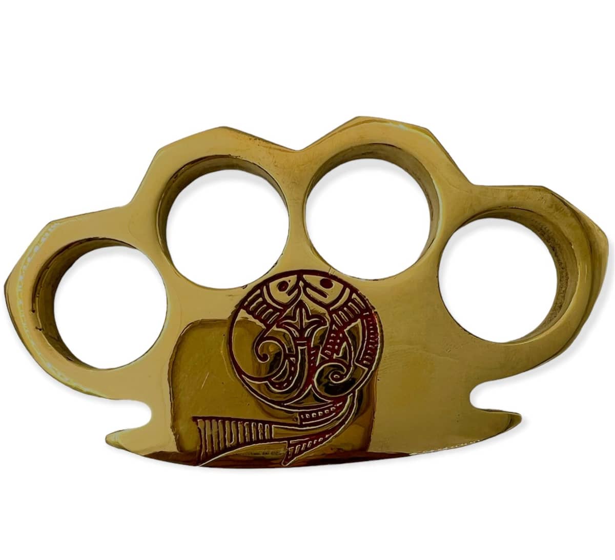Solid Brass Knuckle Paperweight