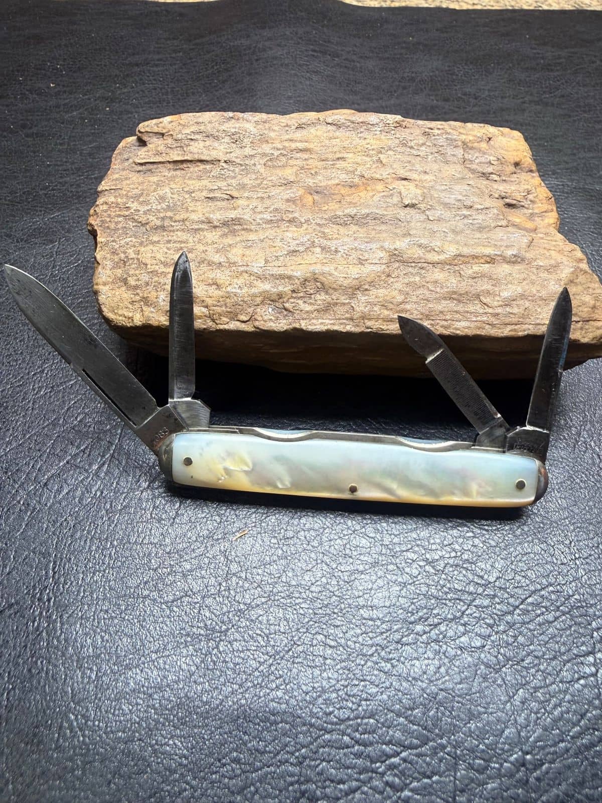 Keen Kutter No. 4088 4-Blade Mother of Pearl Pen Knife - Vintage