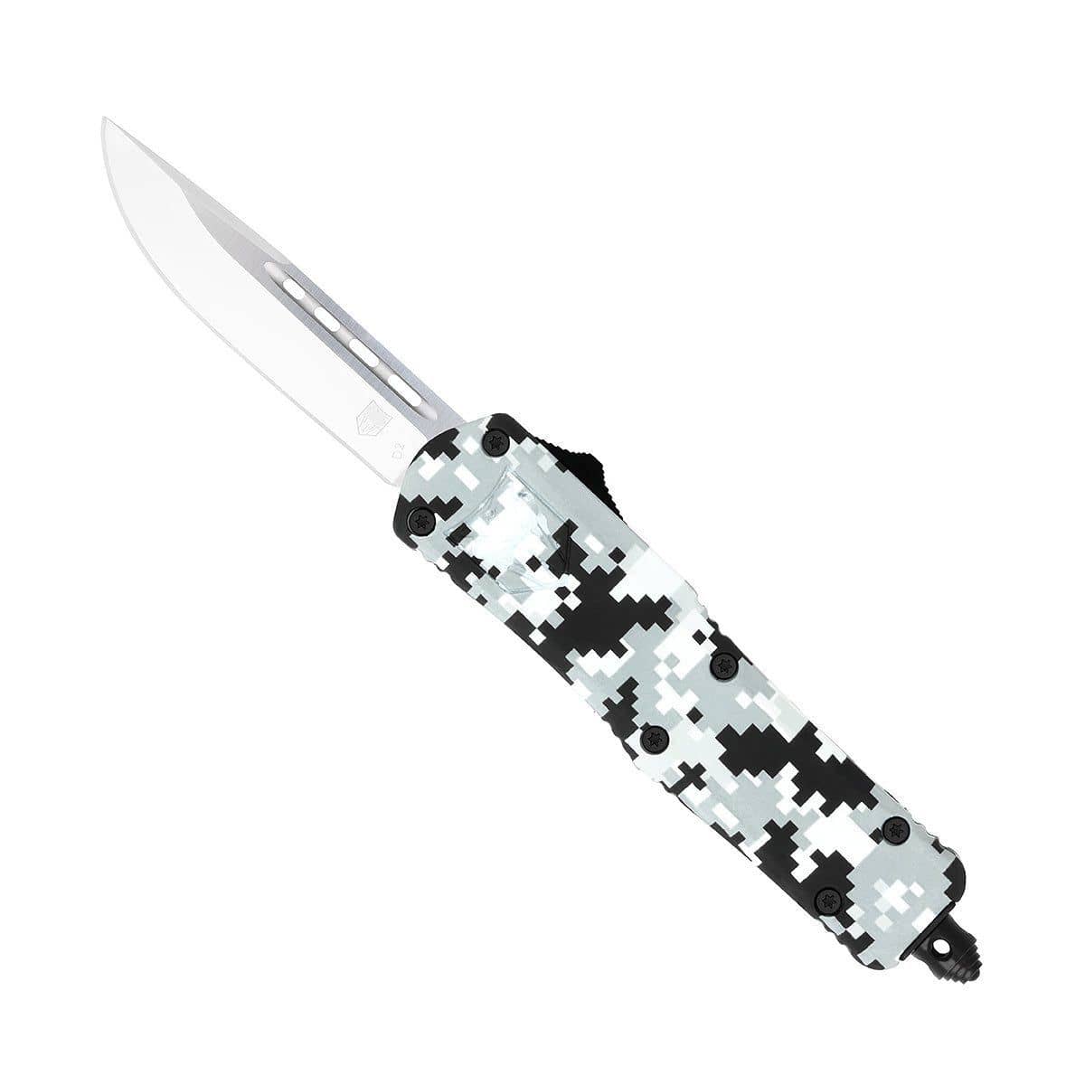 CobraTec Small FS-3 OTF Winter Digi Camo D2 Drop Point