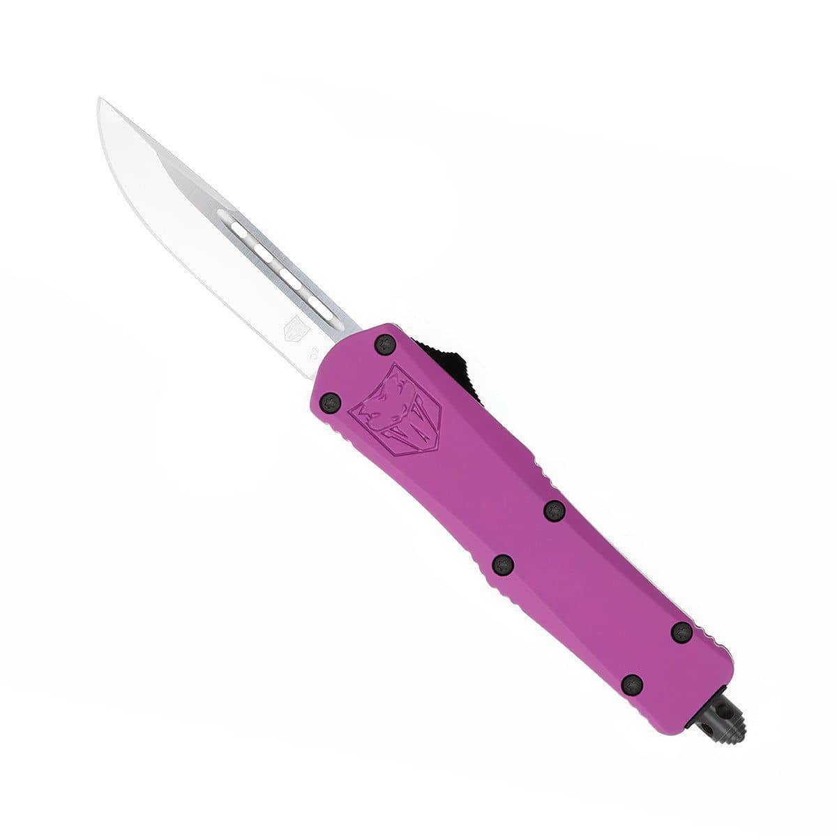 CobraTec Small FS-3 OTF Purple Cerakote D2 Drop Point