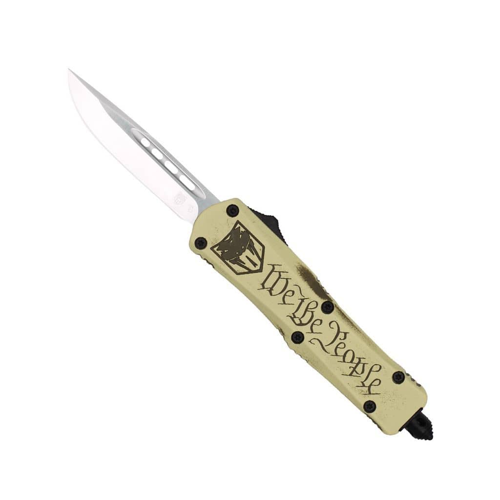 CobraTec Small FS-3 OTF We the People Cerakote D2 Drop Point