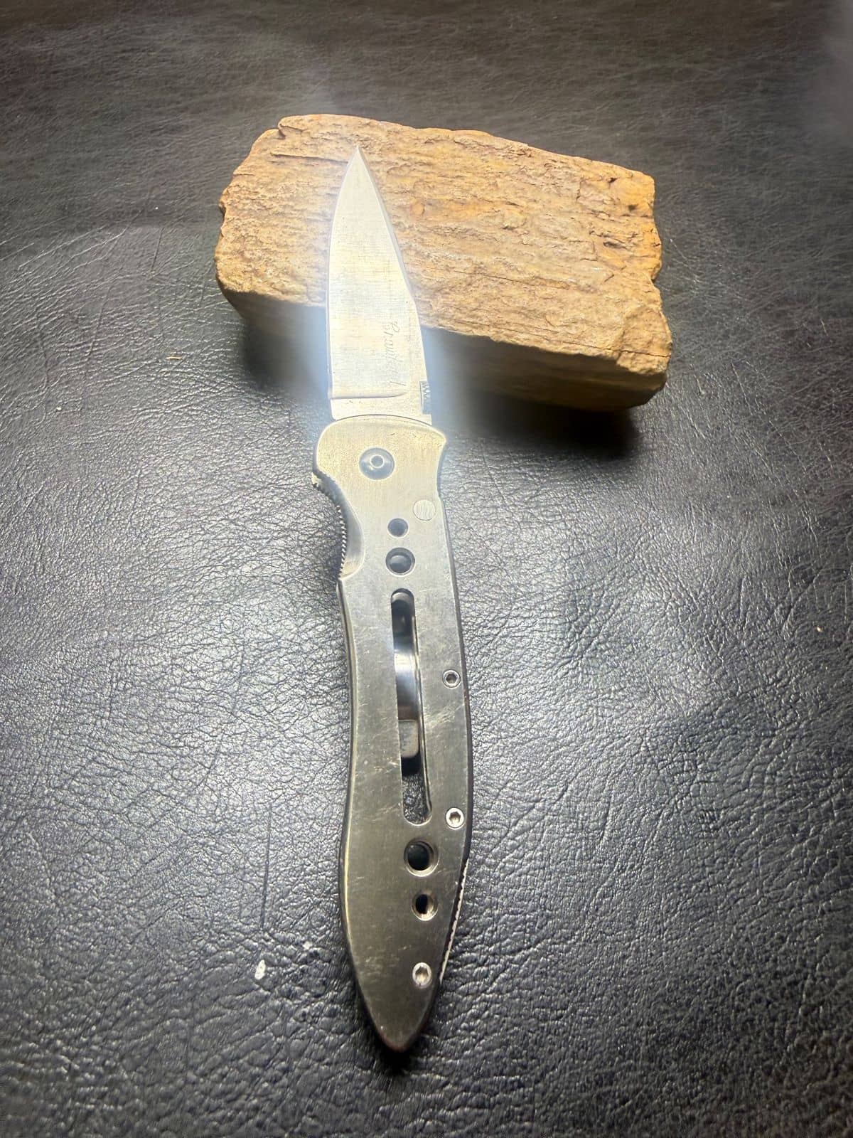 Pat Crawford Custom Handmade Folding Knife - Pre-Owned