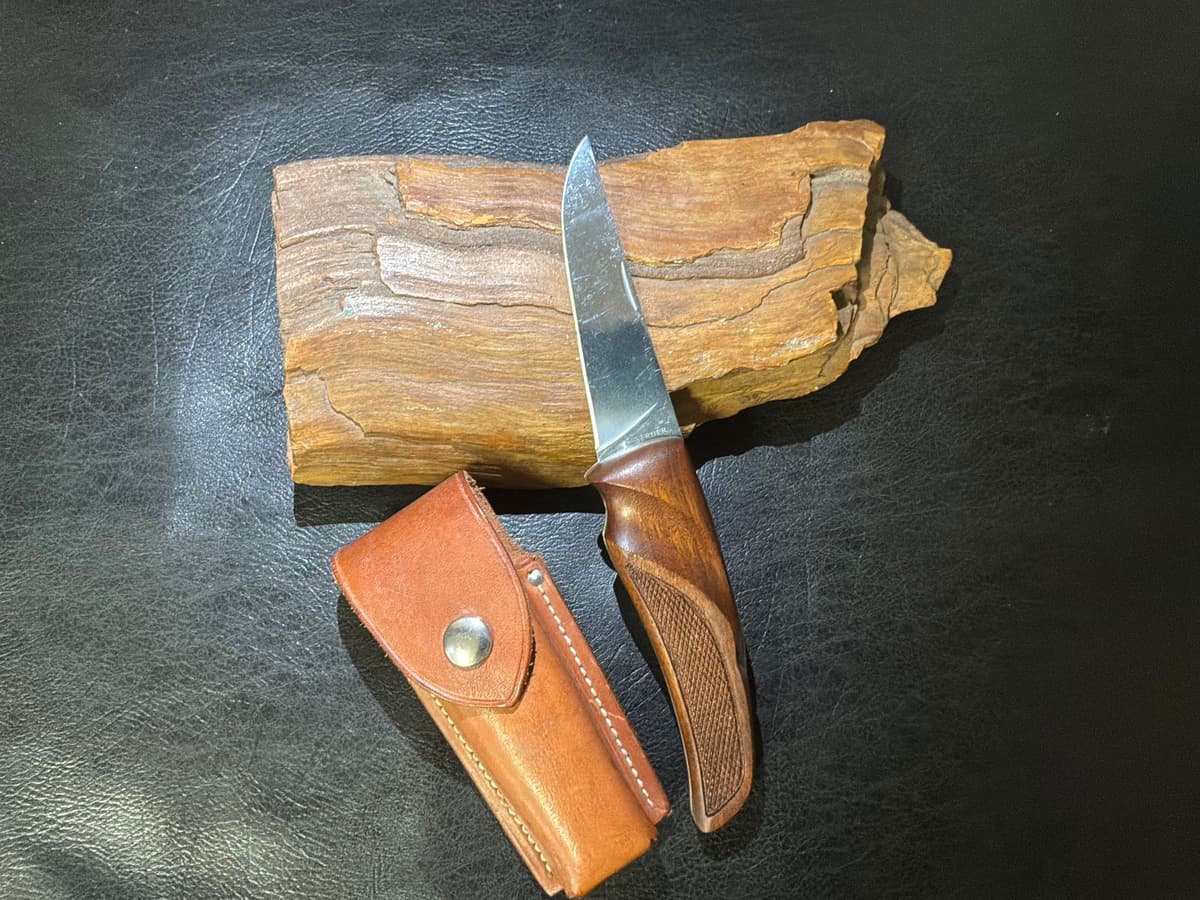 Gerber rare checkered 97223 lockback — image 1 of 1