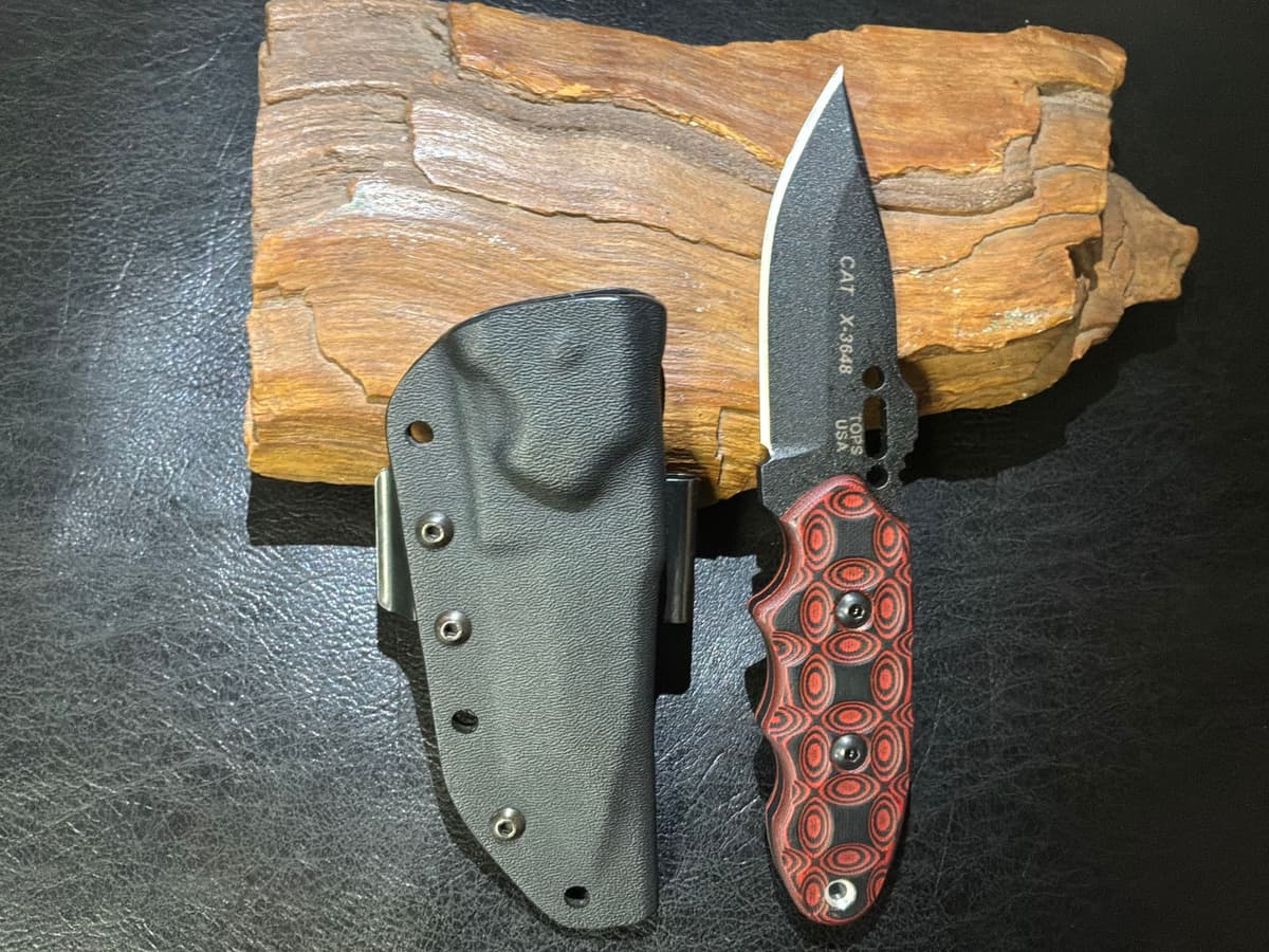TOPS 200H02 C.A.T. (Covert Anti-Terrorism) Fixed Blade Knife — image 1 of 1