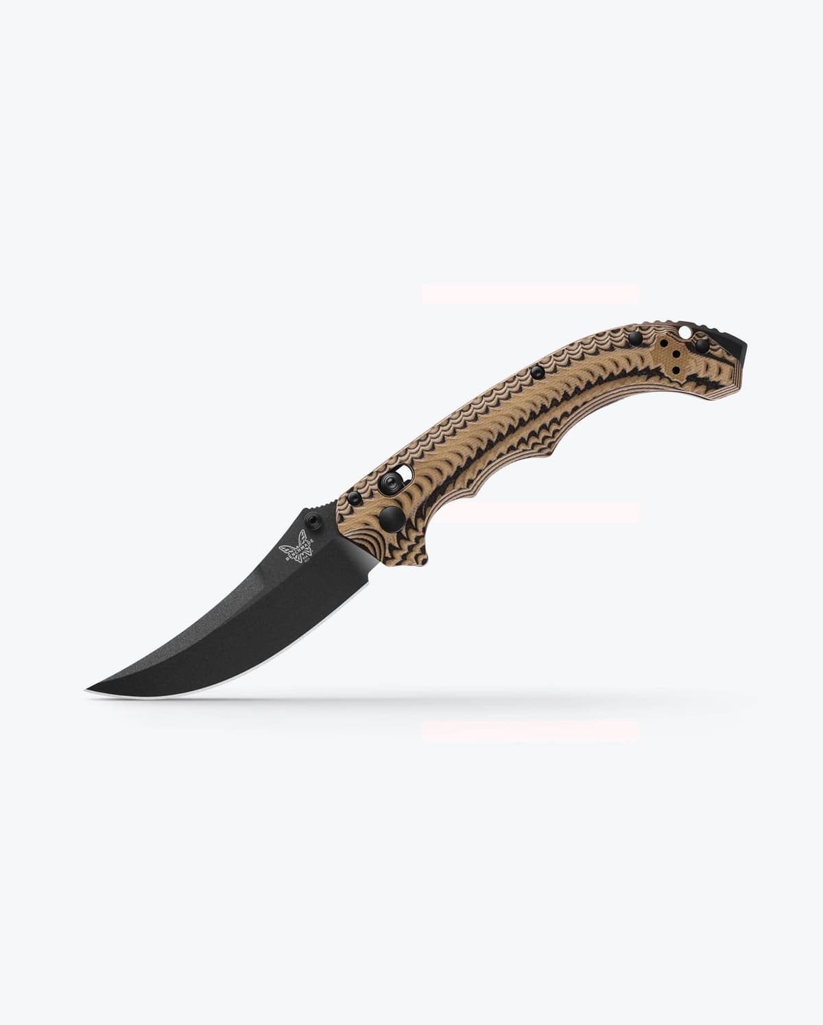 Benchmade 865BK-01 Mini Bedlam Black/Coyote/OD G10 S90V thumbnail 2