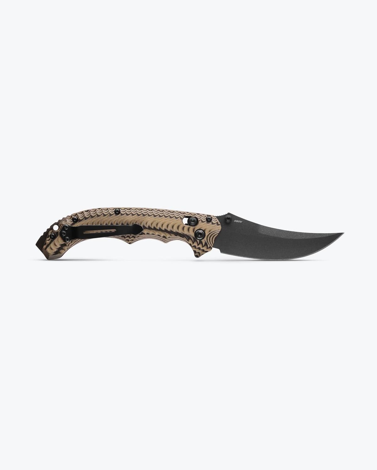 Benchmade 865BK-01 Mini Bedlam Black/Coyote/OD G10 S90V thumbnail 4