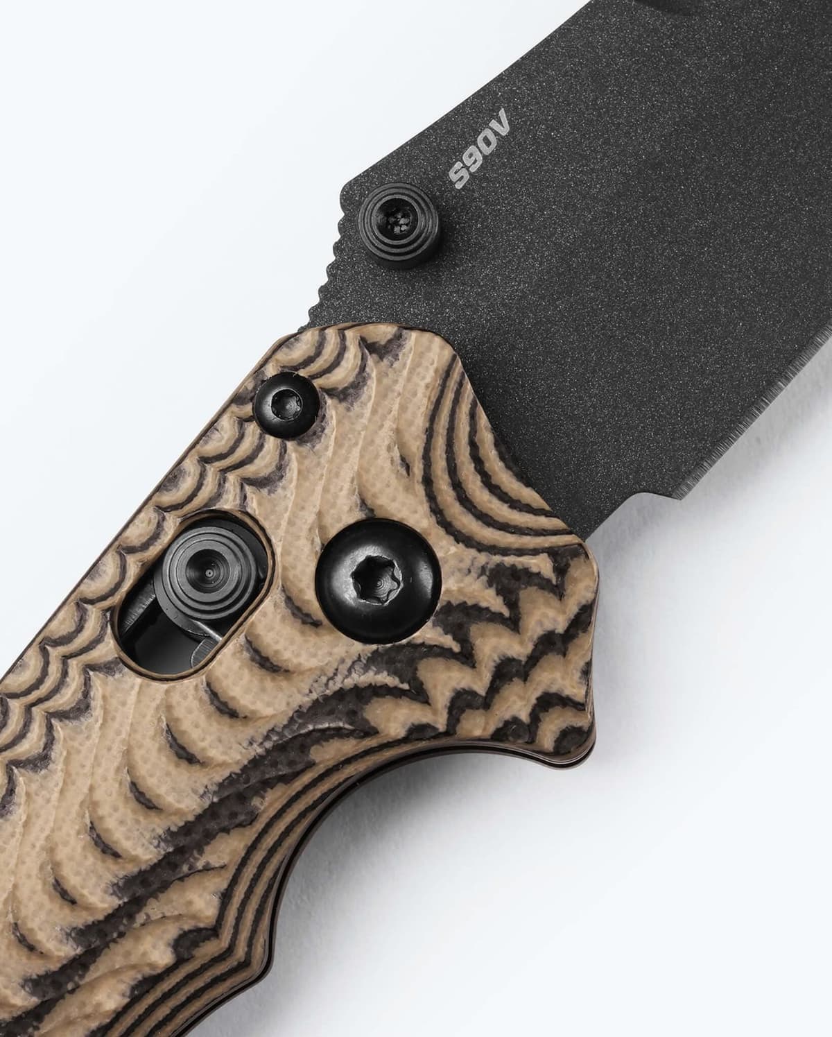 Benchmade 865BK-01 Mini Bedlam Black/Coyote/OD G10 S90V thumbnail 5