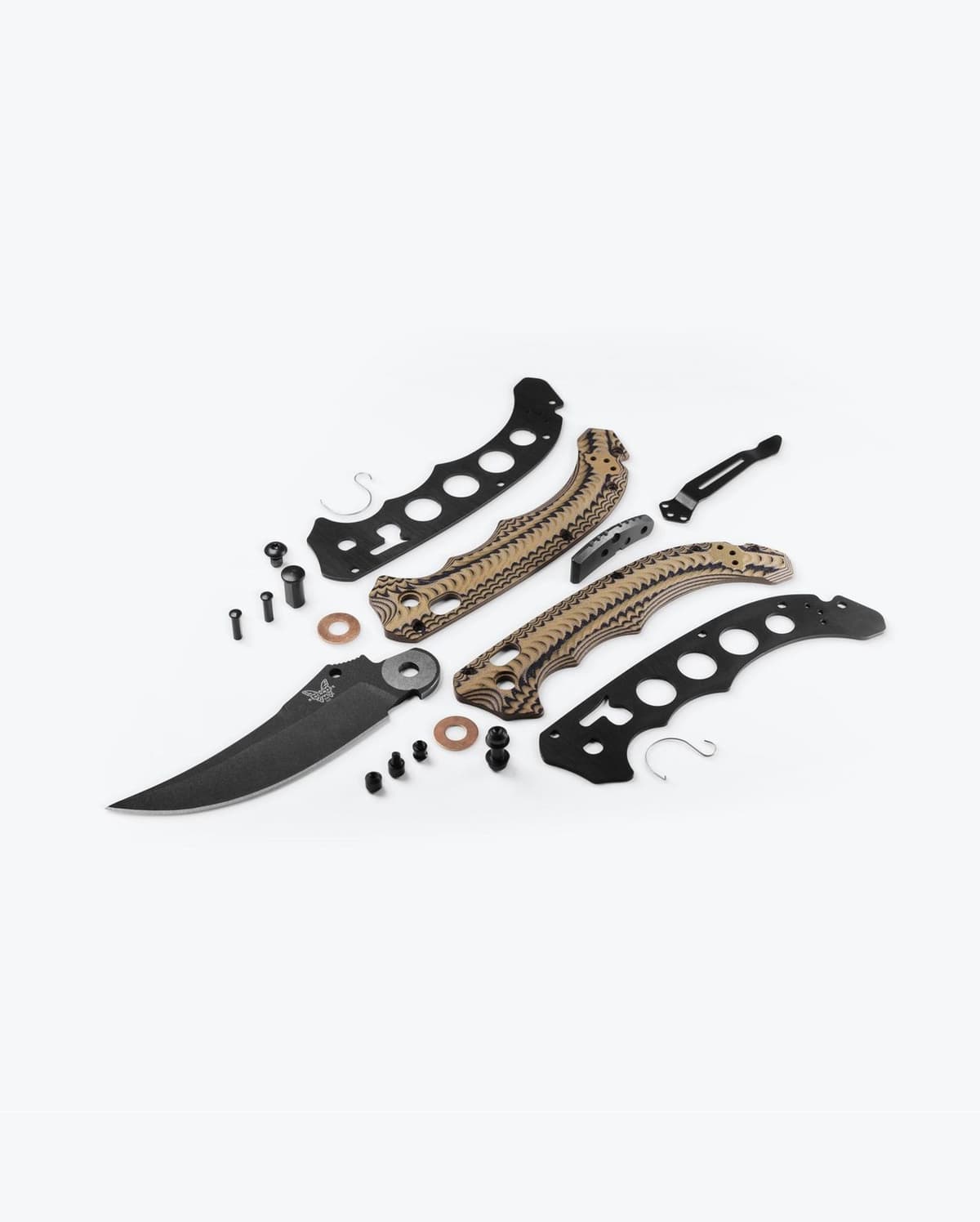 Benchmade 865BK-01 Mini Bedlam Black/Coyote/OD G10 S90V thumbnail 6