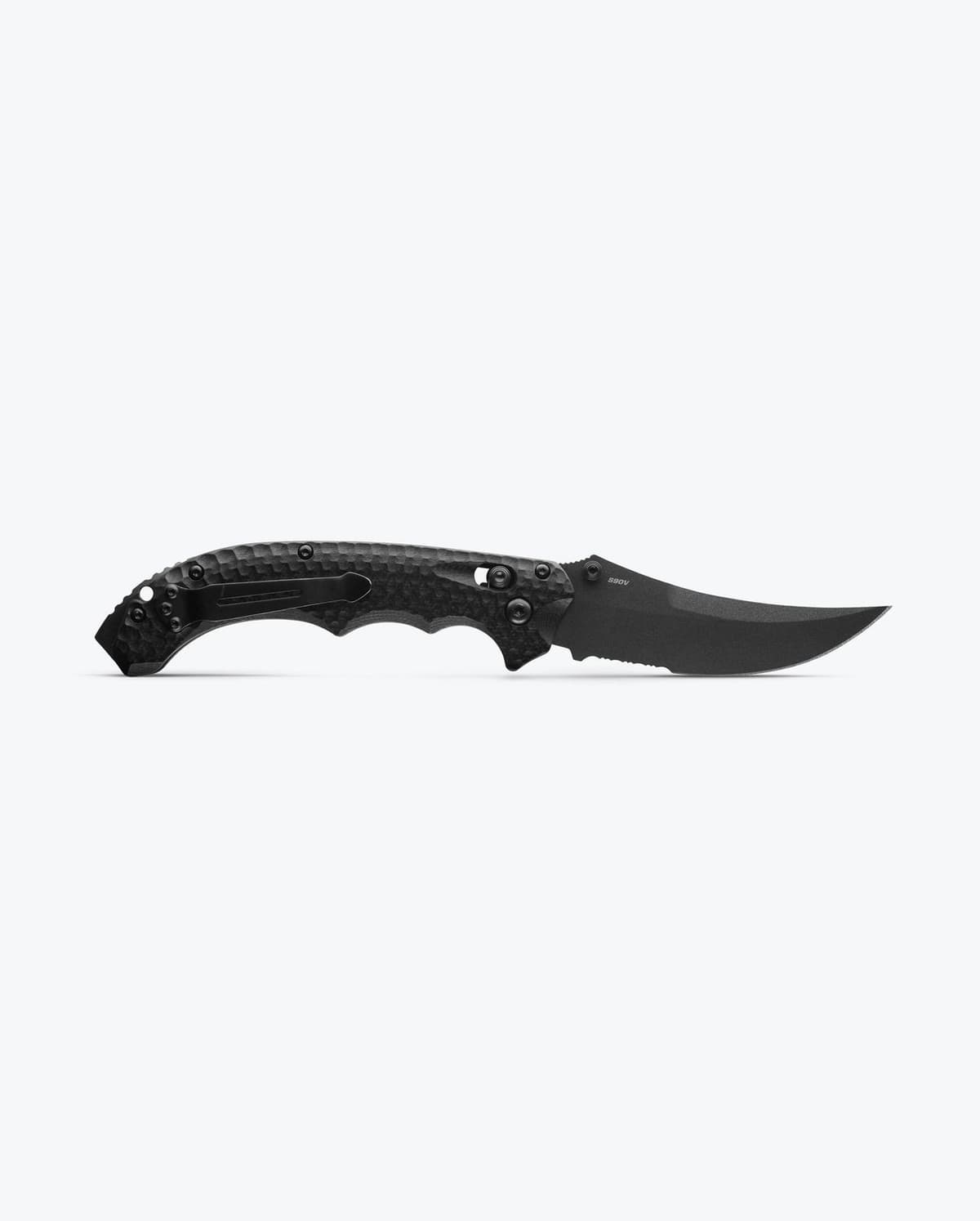 Benchmade 865SBK Mini Bedlam Black G10 S90V Partially Serrated thumbnail 4