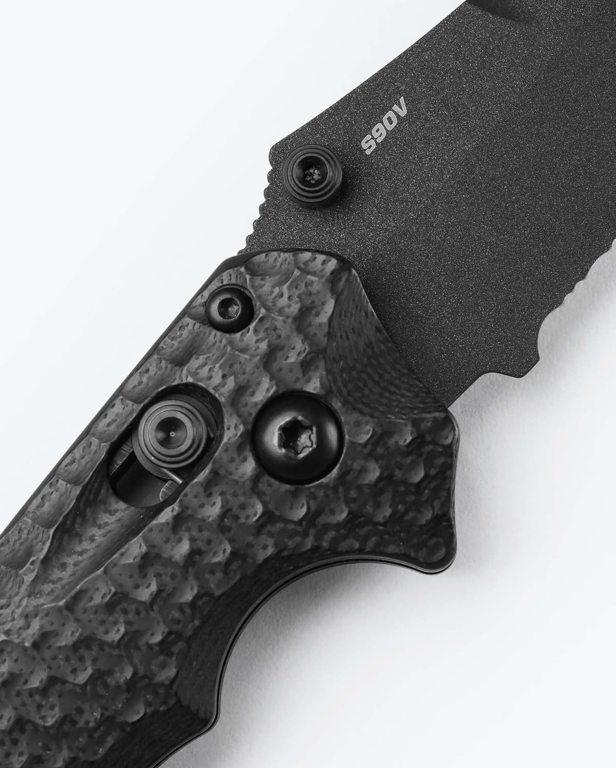 Benchmade 865SBK Mini Bedlam Black G10 S90V Partially Serrated thumbnail 5