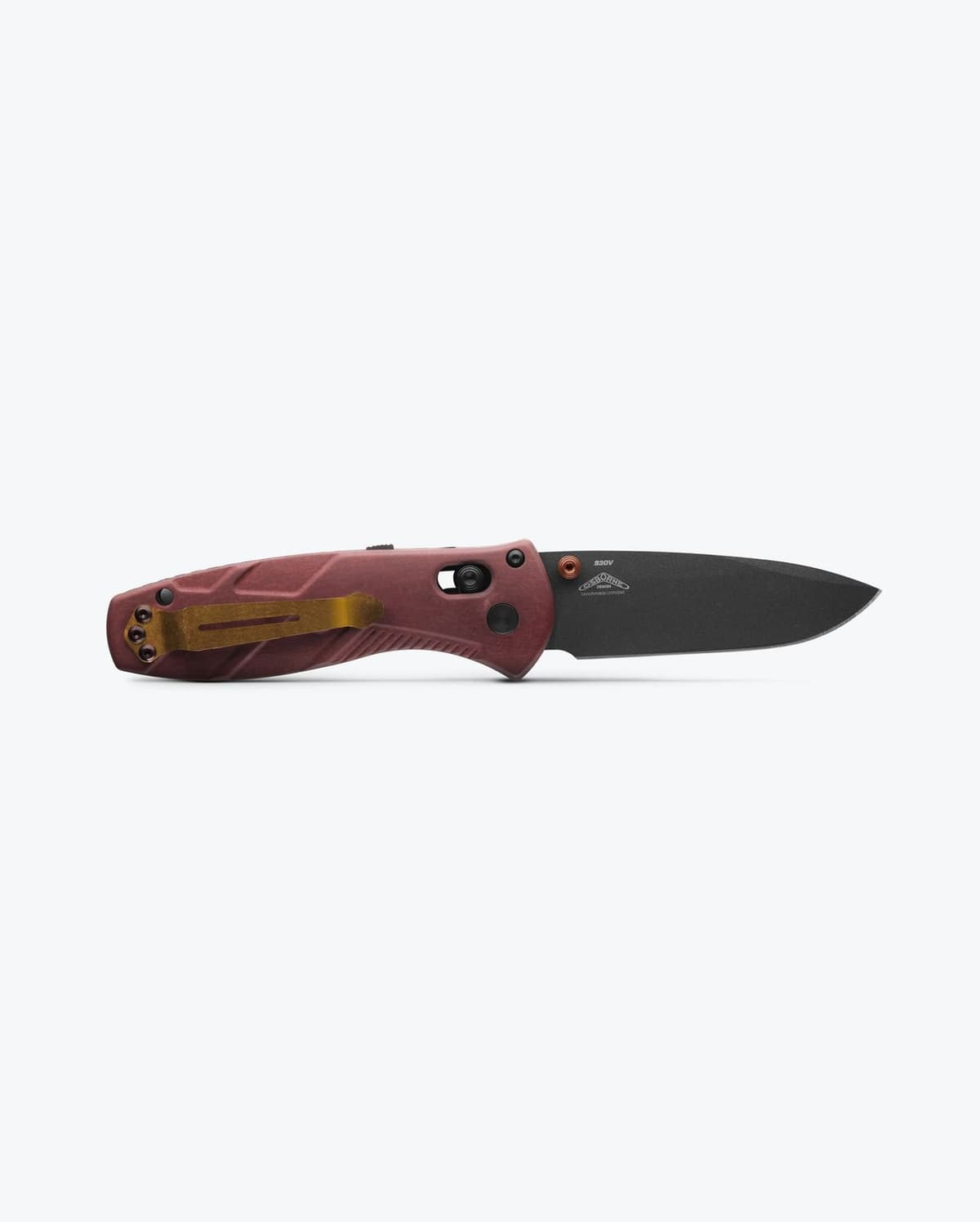 Benchmade 585BK-04 Mini Barrage Redstone Richlite S30V thumbnail 4