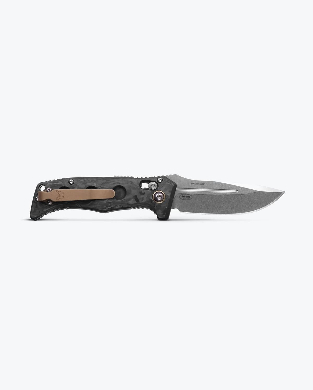 Benchmade 2730-03 Mini Auto Adamas Marbled Carbon Fiber MagnaCut thumbnail 4