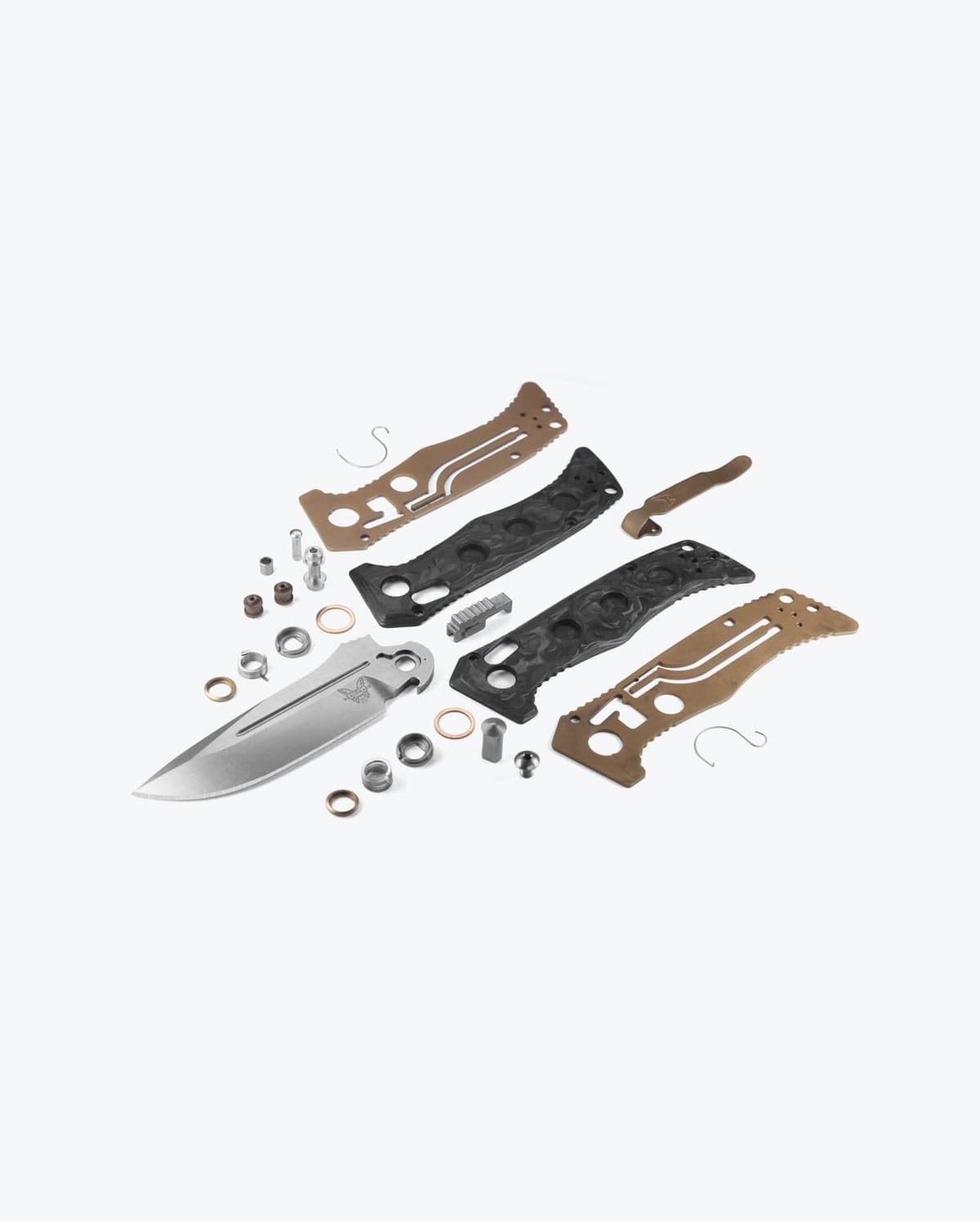 Benchmade 2730-03 Mini Auto Adamas Marbled Carbon Fiber MagnaCut thumbnail 6