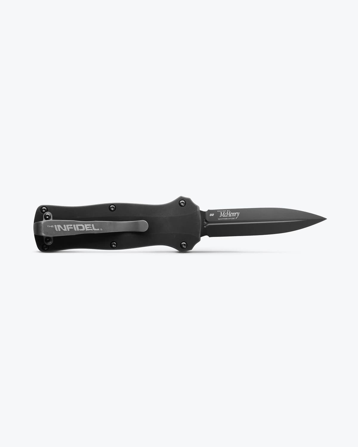 Benchmade 3350BK Mini Infidel OTF Black Aluminum D2 thumbnail 4