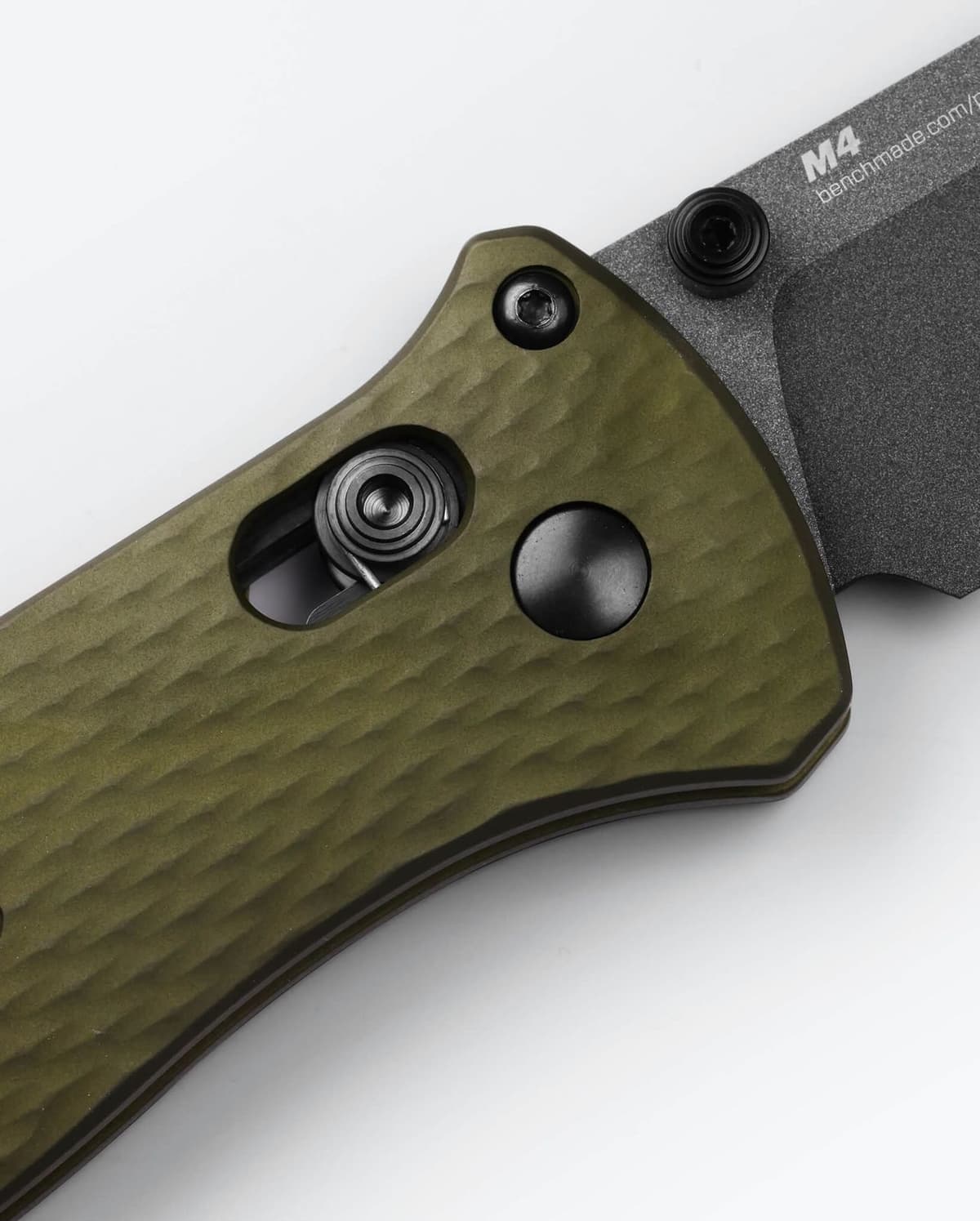 Benchmade 537SGY-1 Bailout Woodland Green Aluminum M4 Partially Serrated thumbnail 5