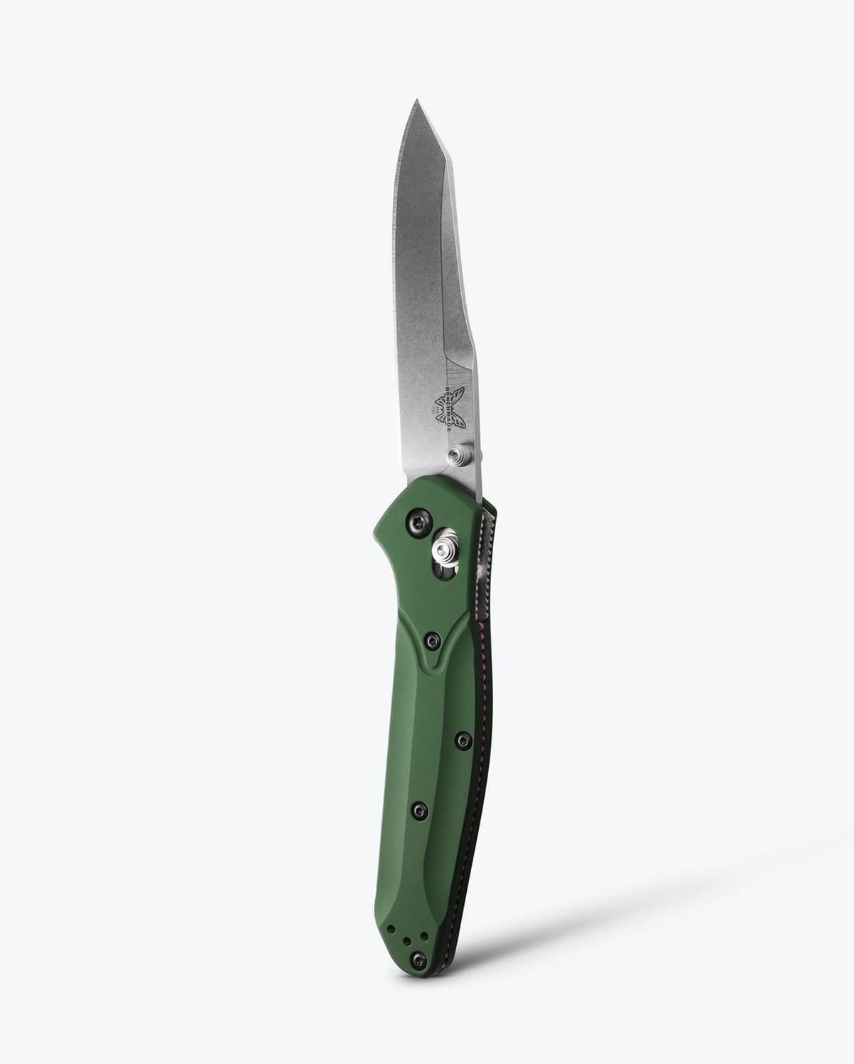 Benchmade 940 Osborne Green Aluminum S30V — image 1 of 6