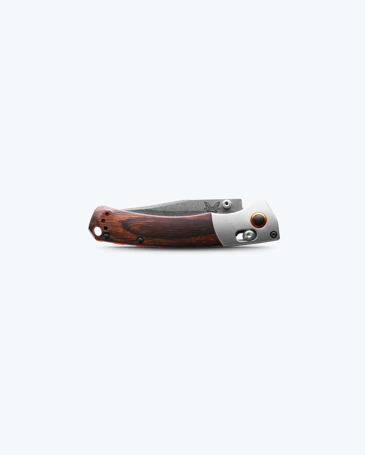 Benchmade 15085-2 Mini Crooked River Gray Aluminum & Wood S30V thumbnail 3