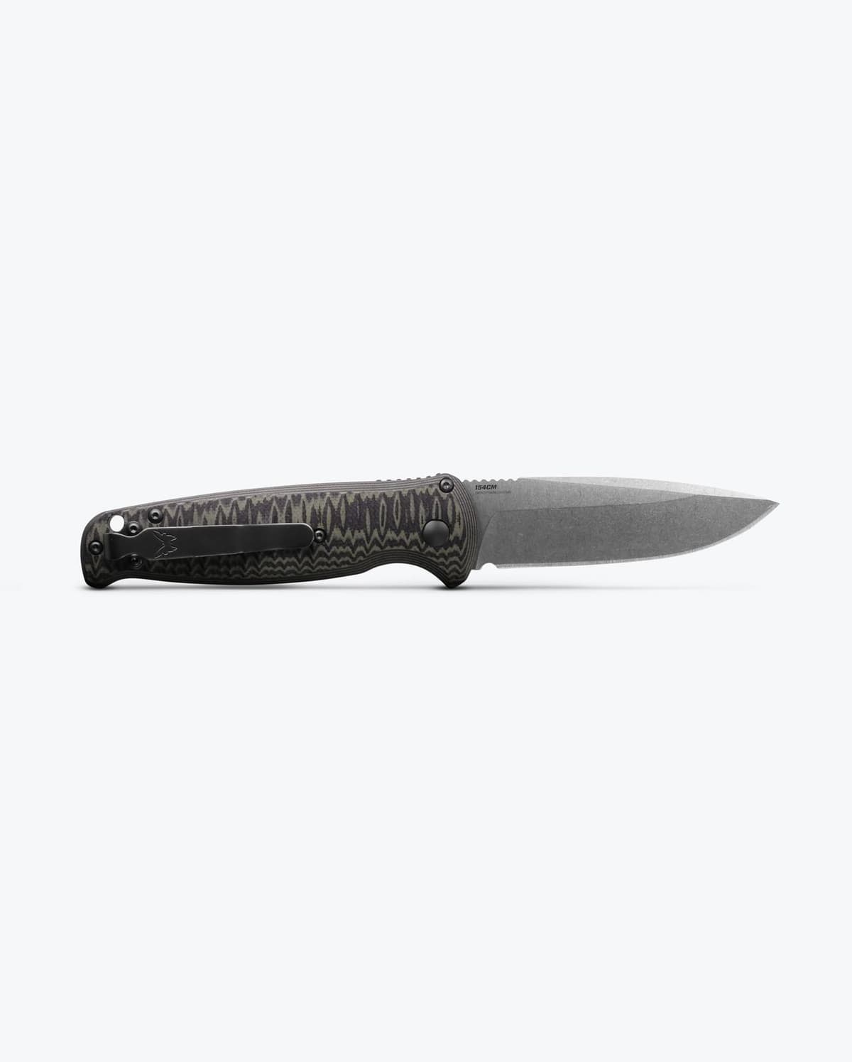Benchmade 4300-1 CLA Auto Green & Black G10 154CM thumbnail 4