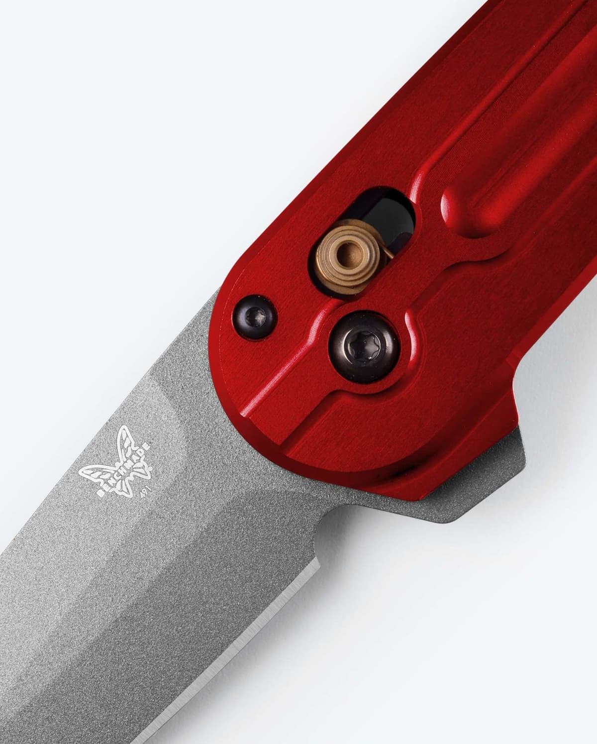 Benchmade 491GY-01 Lowden Phoenix Red Aluminum M390 thumbnail 5