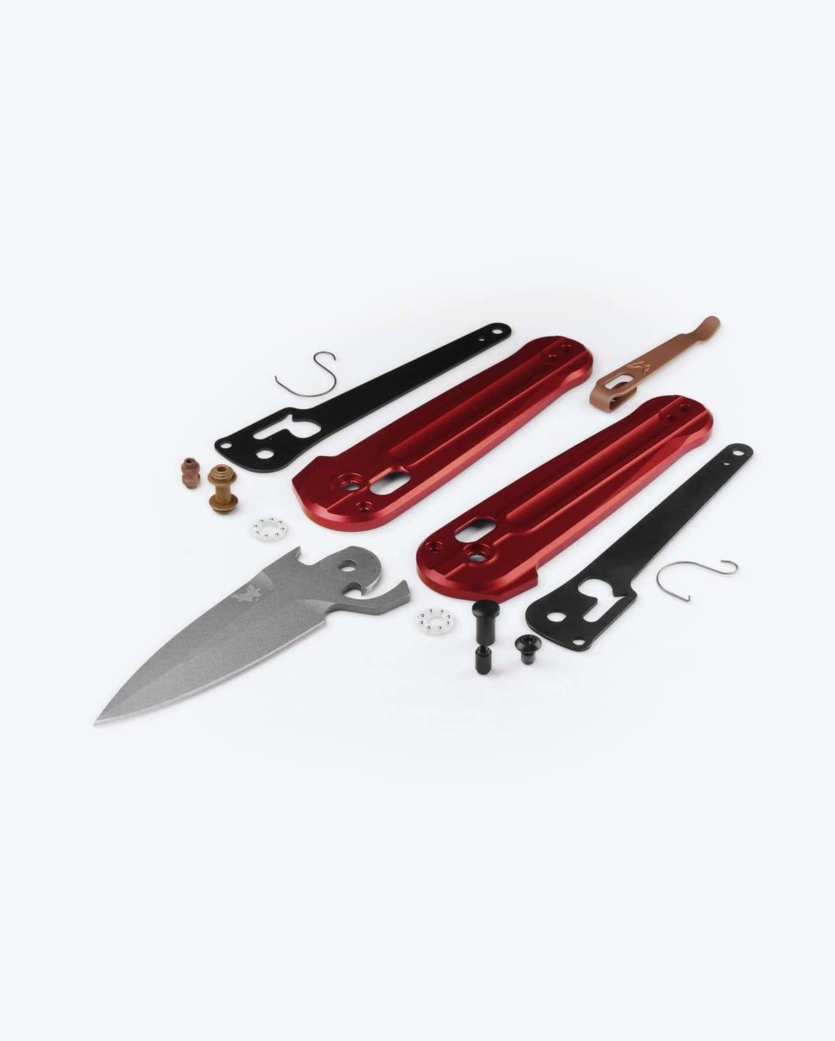 Benchmade 491GY-01 Lowden Phoenix Red Aluminum M390 thumbnail 6