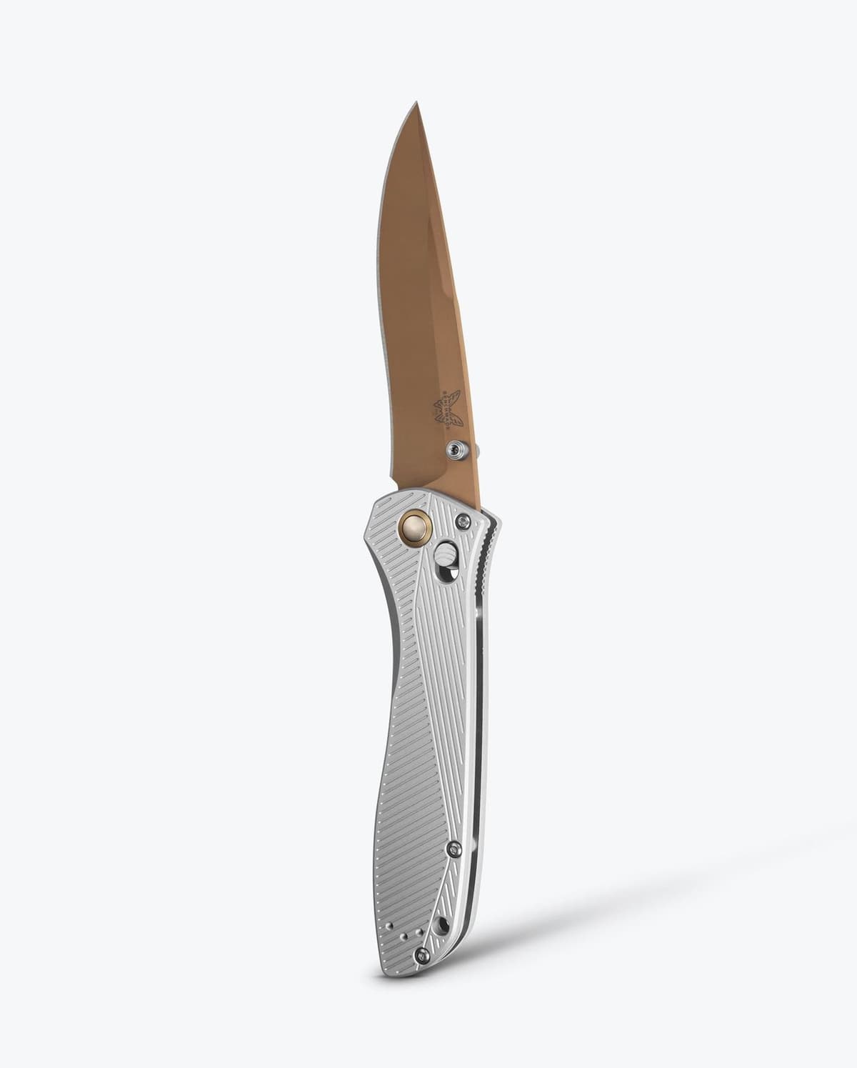Benchmade 710FE-24 Seven Ten Gray Aluminum S90V — image 1 of 6