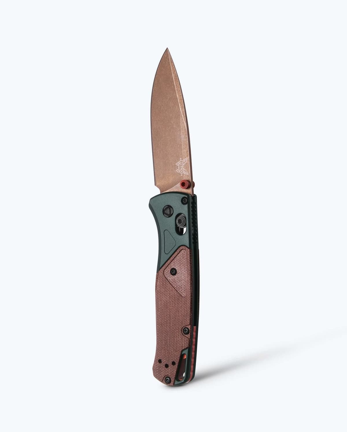 Benchmade 535FE-2602 Bugout Taiga Green Aluminum & Micarta S90V — image 1 of 5