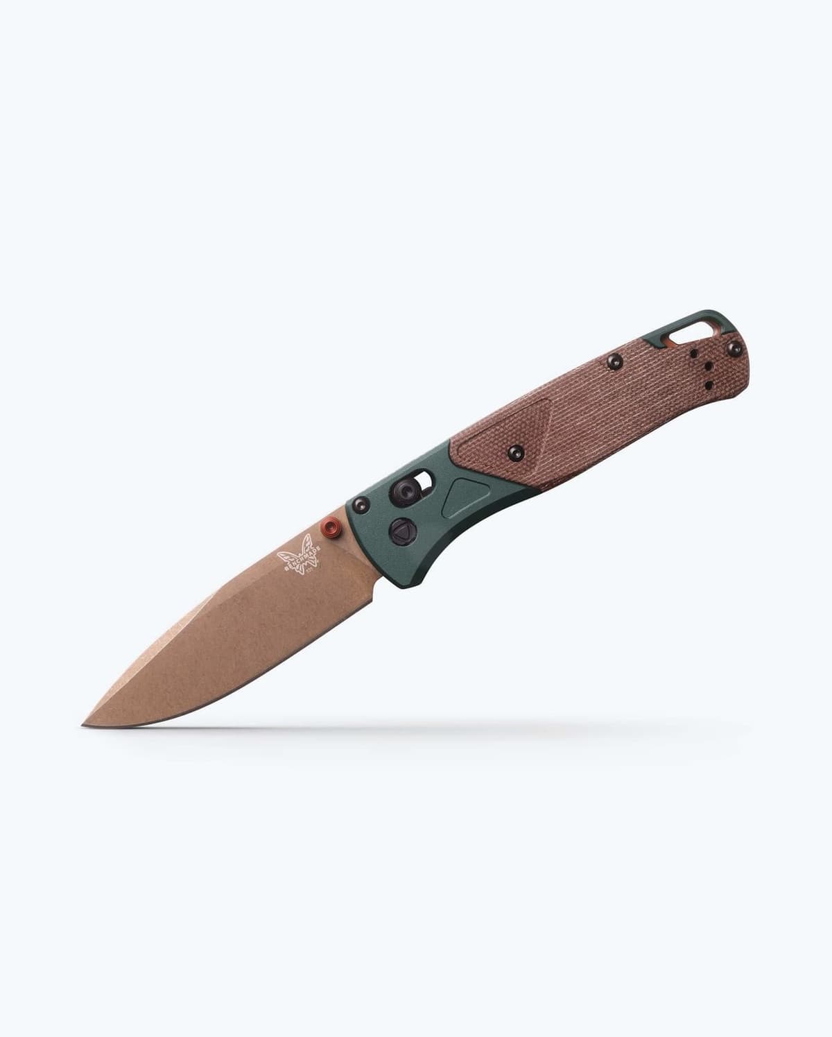 Benchmade 535FE-2602 Bugout Taiga Green Aluminum & Micarta S90V thumbnail 2