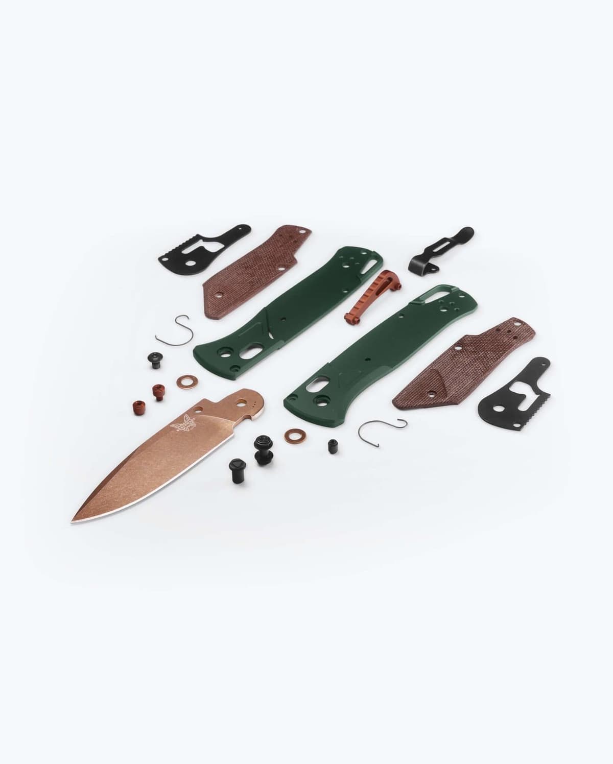 Benchmade 535FE-2602 Bugout Taiga Green Aluminum & Micarta S90V thumbnail 5