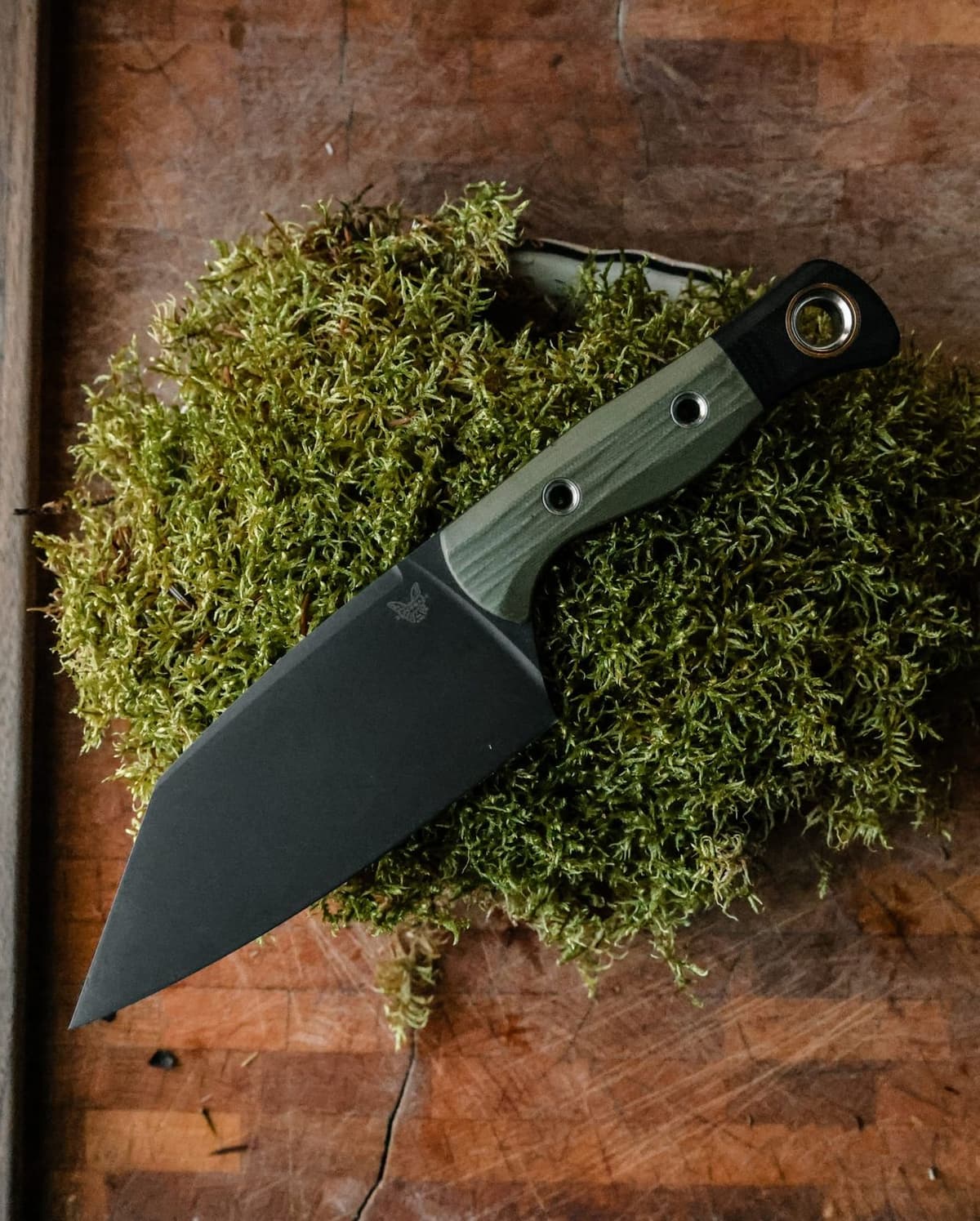 Benchmade 4010BK-01 Station Knife OD Green G10 CPM-154 thumbnail 3