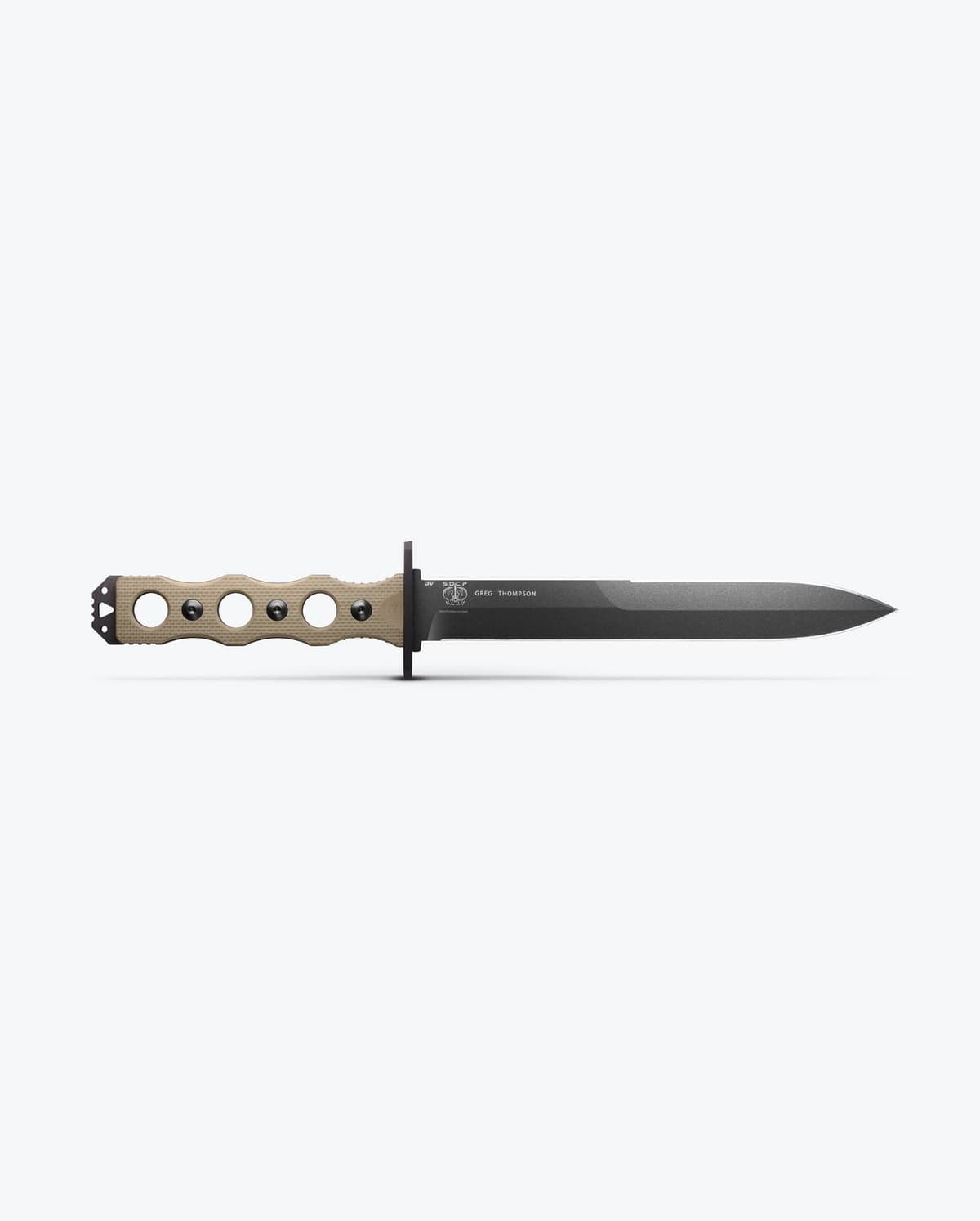 Benchmade 185BK-1 SOCP Fixed Blade Desert Tan G10 CPM-3V thumbnail 4