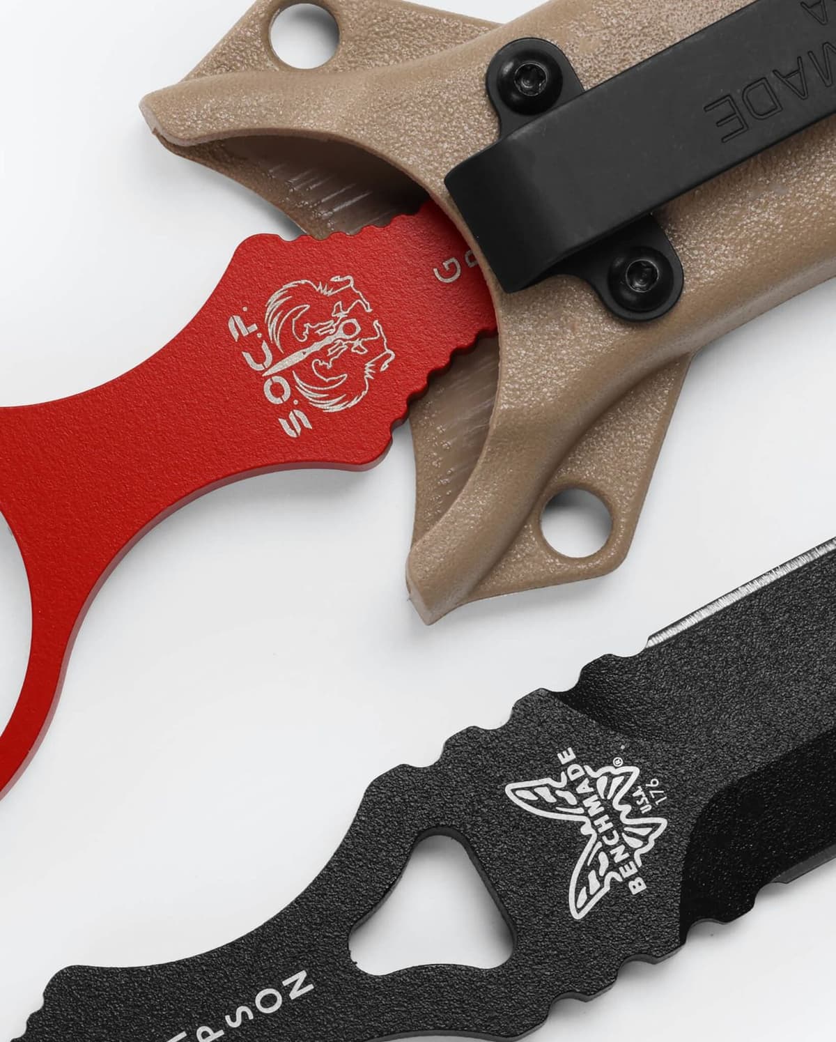 Benchmade 176BKSN-COMBO SOCP Dagger & Trainer Combo Sand Sheath 440C thumbnail 5