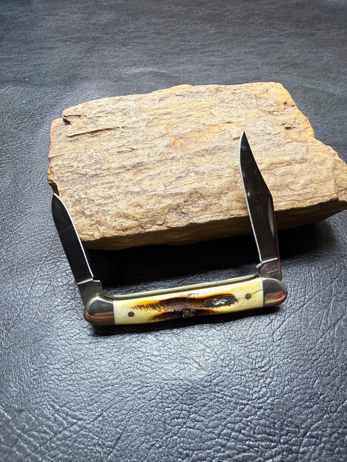 Case XX Genuine Stag Mini Copperhead 52109X SS — image 1 of 2
