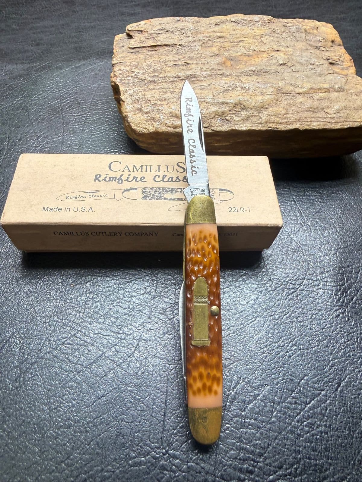 Camillus Rimfire Classic 22LR-1 Pen Knife – 1992, Made in New York – Pre-Owned in Box thumbnail 2