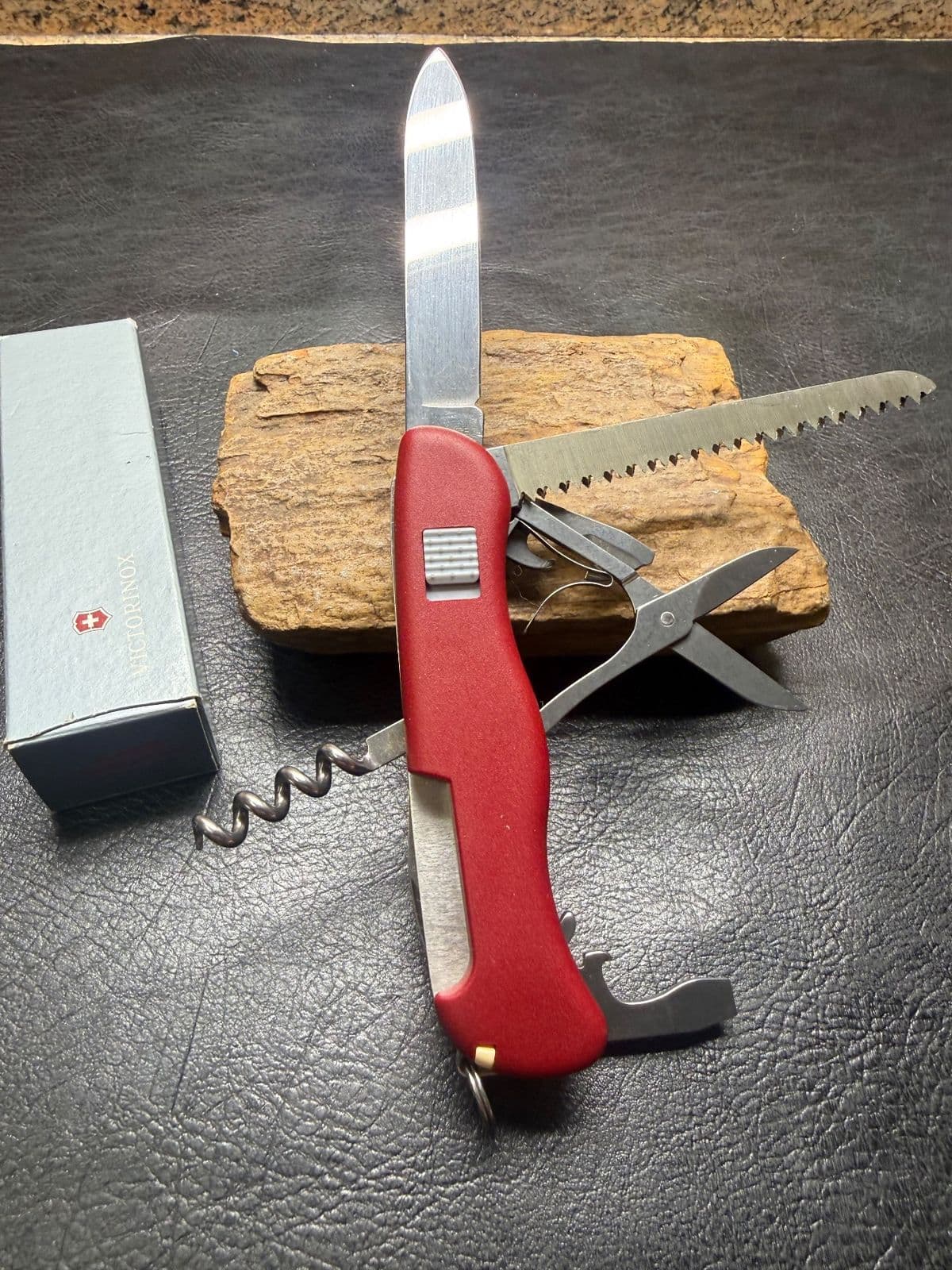 Victorinox Outrider Swiss Army Knife 0.9023 – Red, Original Slide Lock – Pre-Owned in Box — image 1 of 1