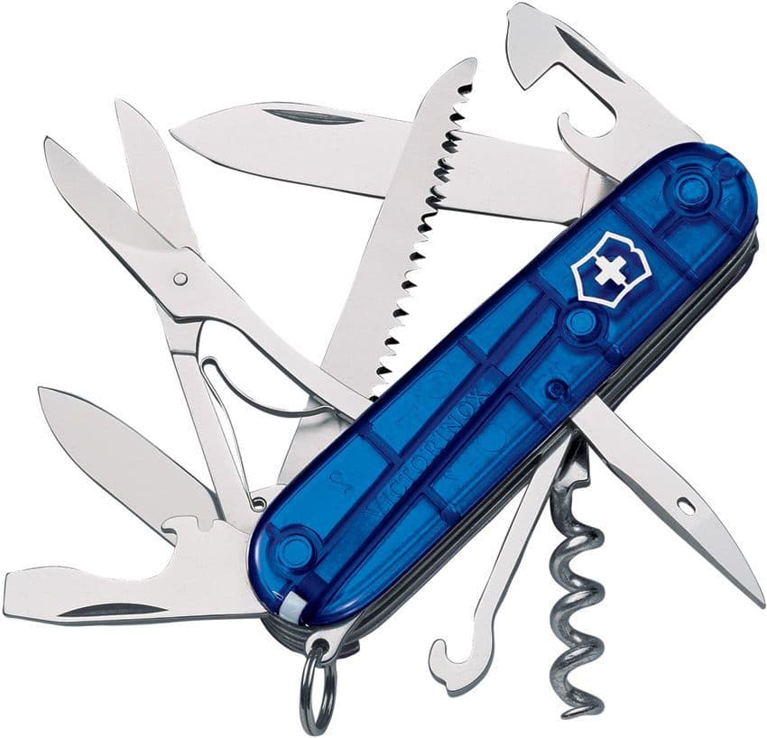 Victorinox Huntsman Swiss Army Knife – Translucent Blue — image 1 of 1