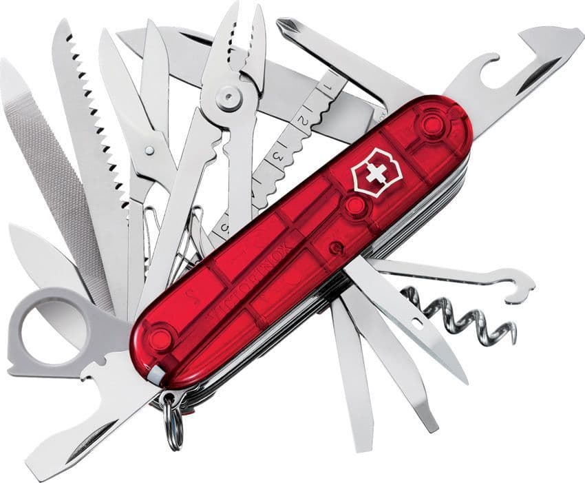 Victorinox SwissChamp Swiss Army Knife – Translucent Ruby — image 1 of 1
