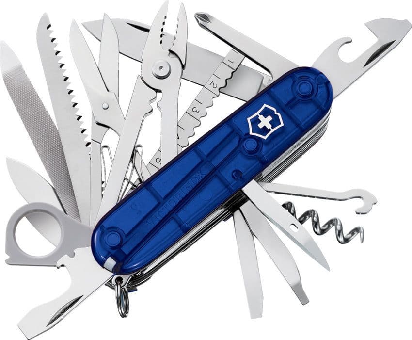Victorinox SwissChamp Swiss Army Knife – Translucent Sapphire — image 1 of 1
