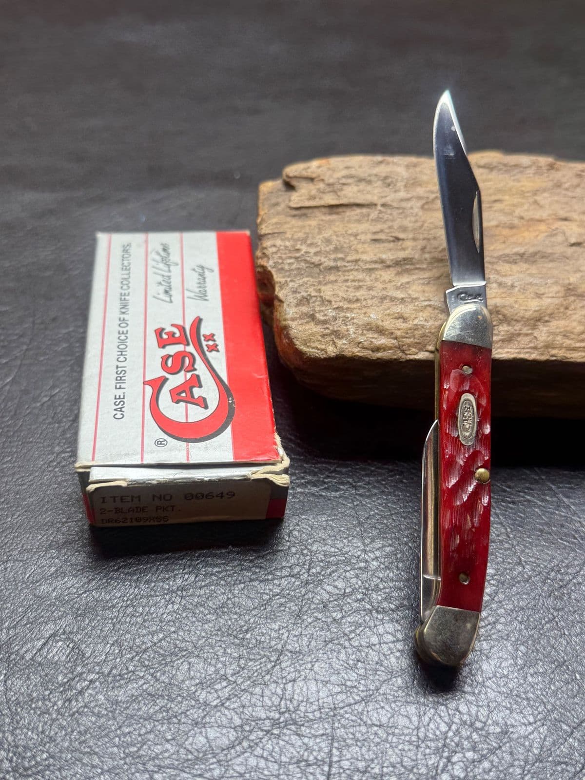 Case XX Red Bone Mini Copperhead 62109X SS (00649), With Box — image 1 of 2