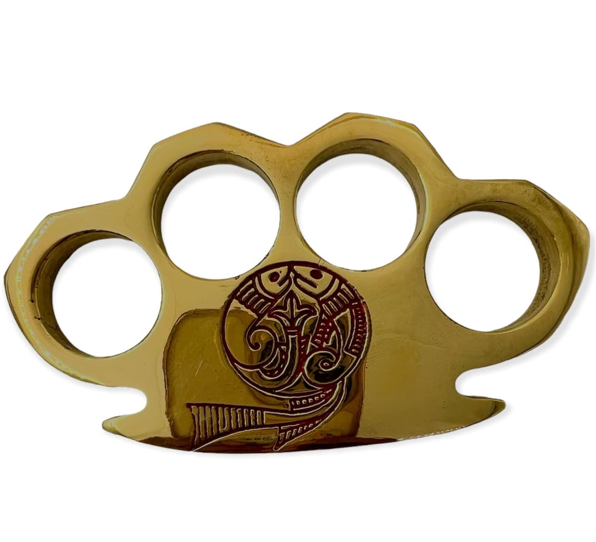 Solid Brass Knuckle Paperweight — image 1 of 1