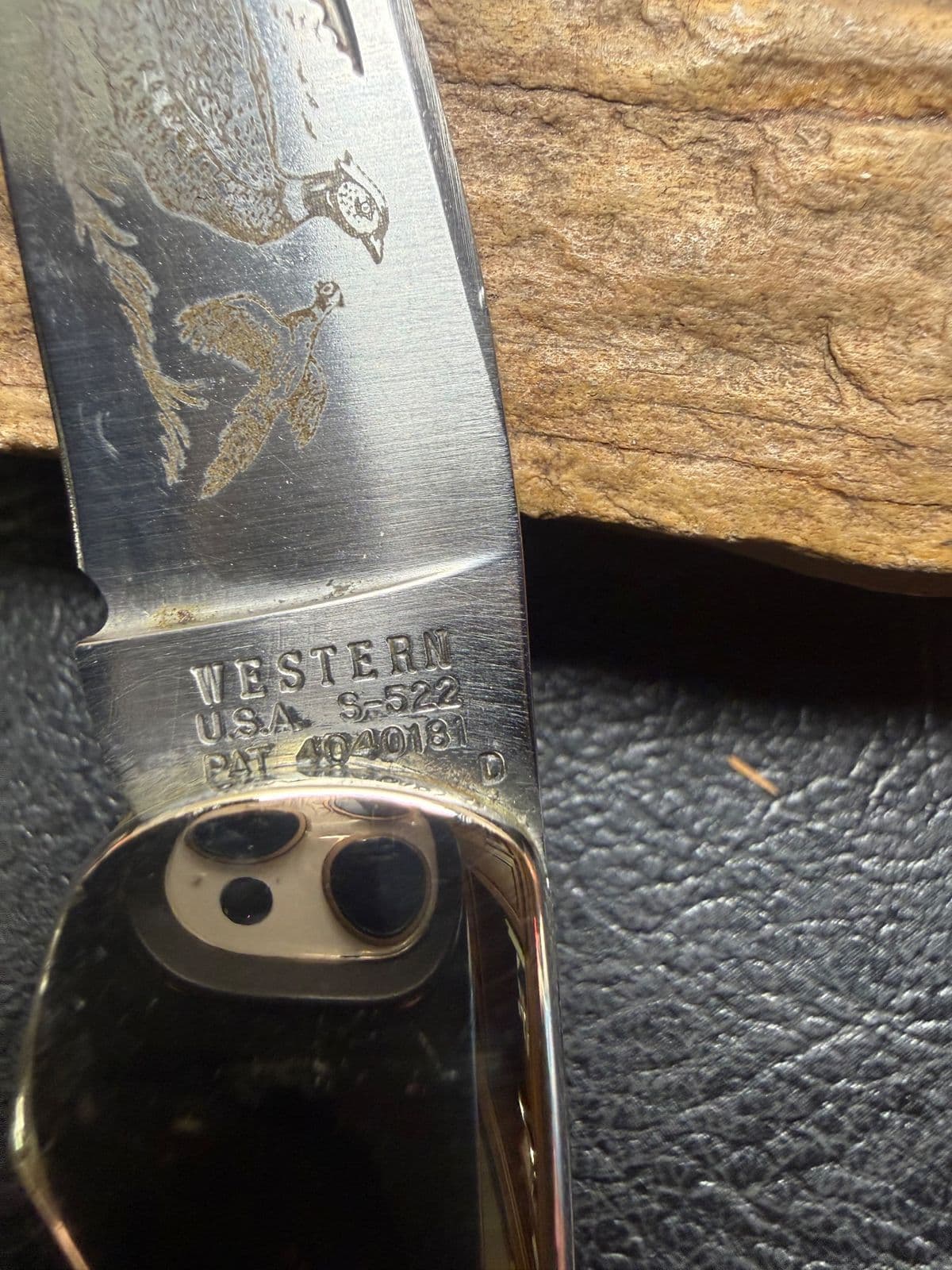 Vintage Western Westlock S-522 Pheasant Wildlife Series thumbnail 2