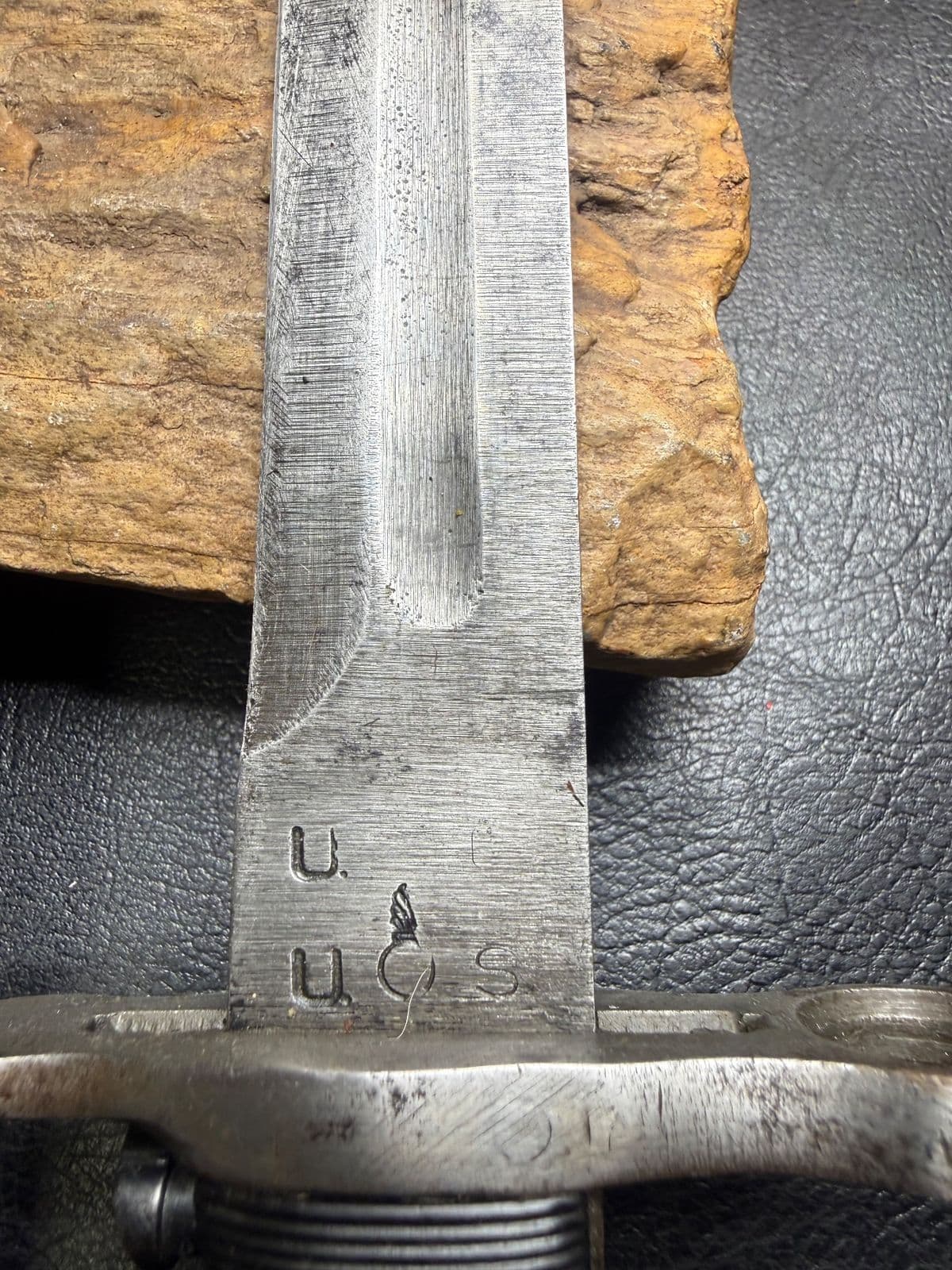 WWII U.S. M1 Garand Bayonet by Utica Cutlery (UC) with M7 Scabbard thumbnail 2