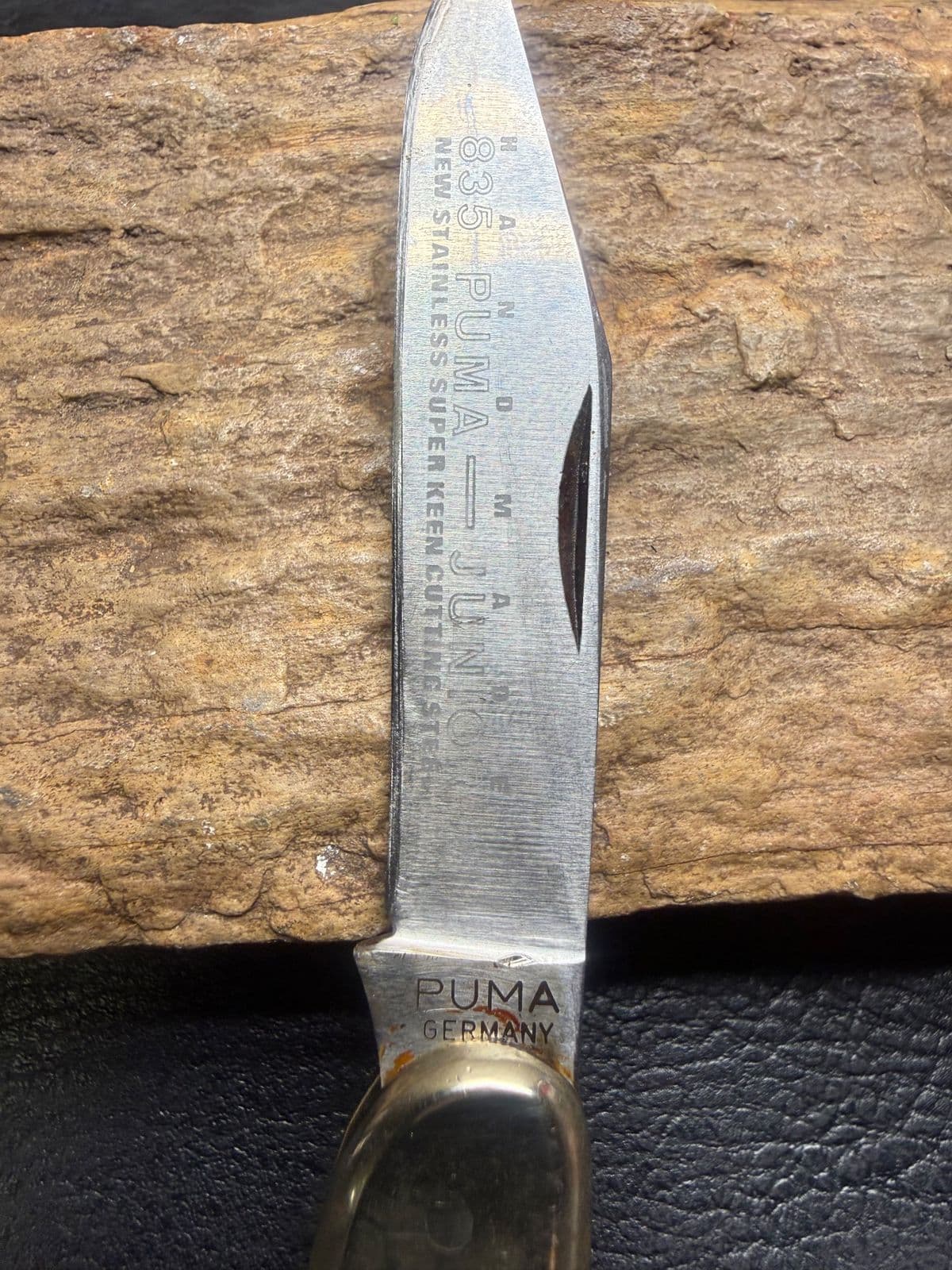 Puma 835 Junior Two-Blade Pocket Knife – Vintage, Solingen, Germany thumbnail 2