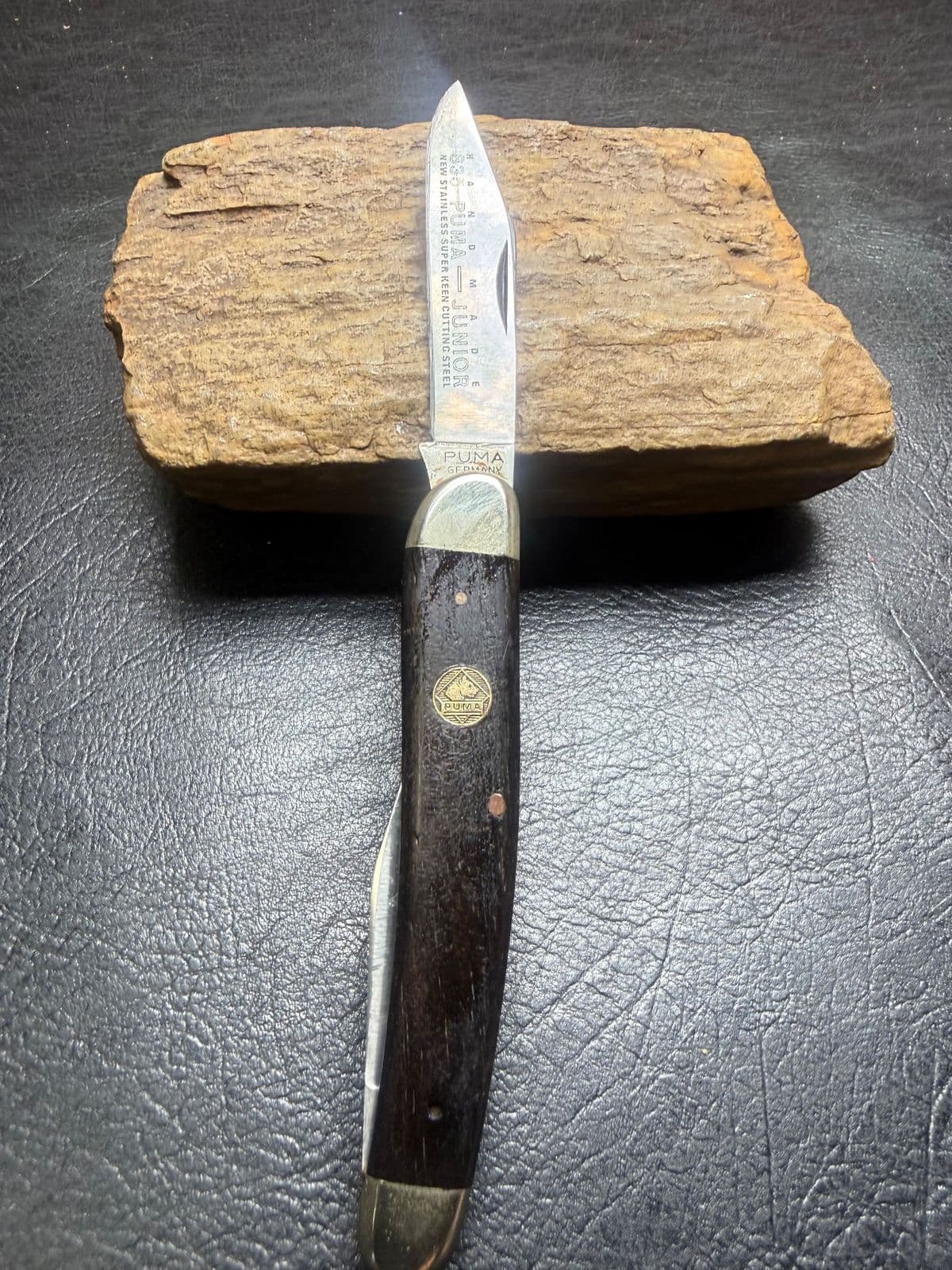 Puma 835 Junior Two-Blade Pocket Knife – Vintage, Solingen, Germany thumbnail 3